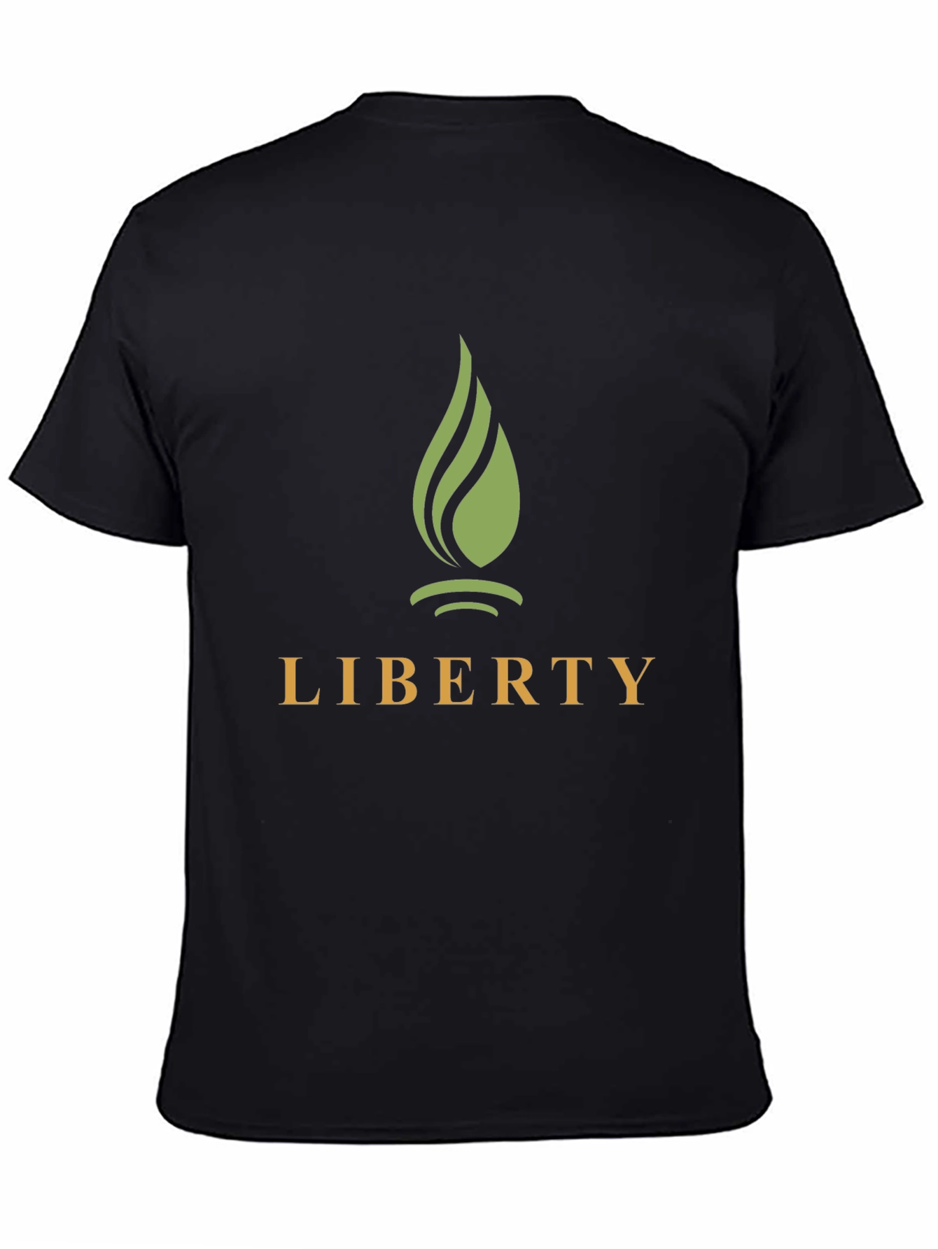 Liberty Flame Graphic T-Shirt - Black