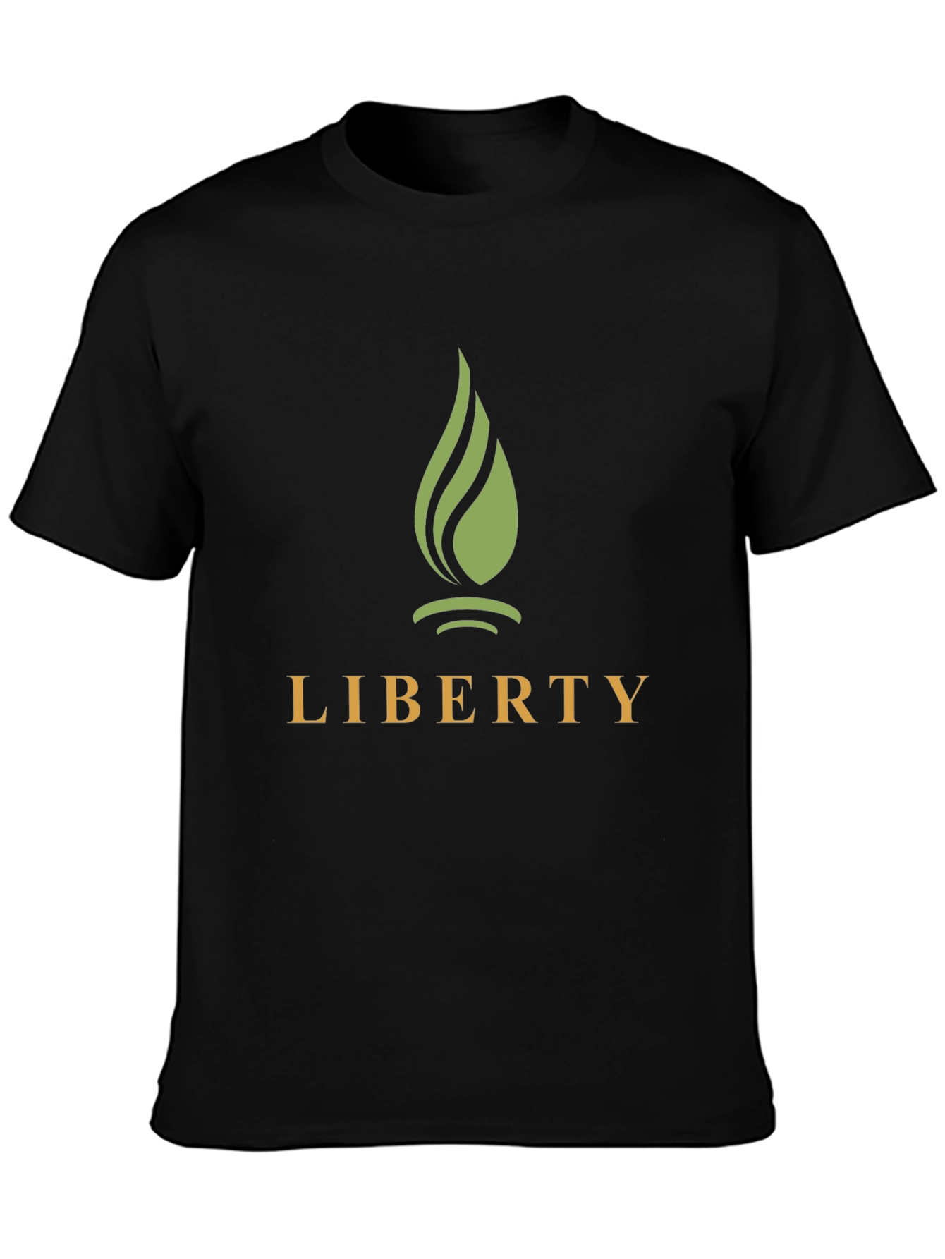 Liberty Flame Graphic T-Shirt - Black