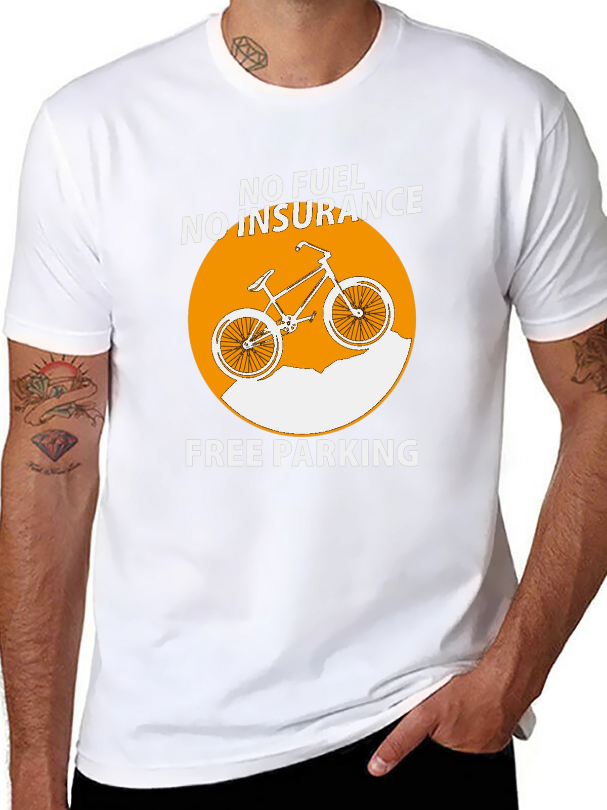 No Fuel No Insurance Bike T-Shirt