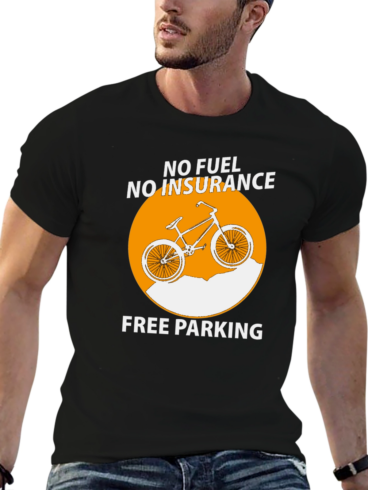 No Fuel No Insurance Bike T-Shirt