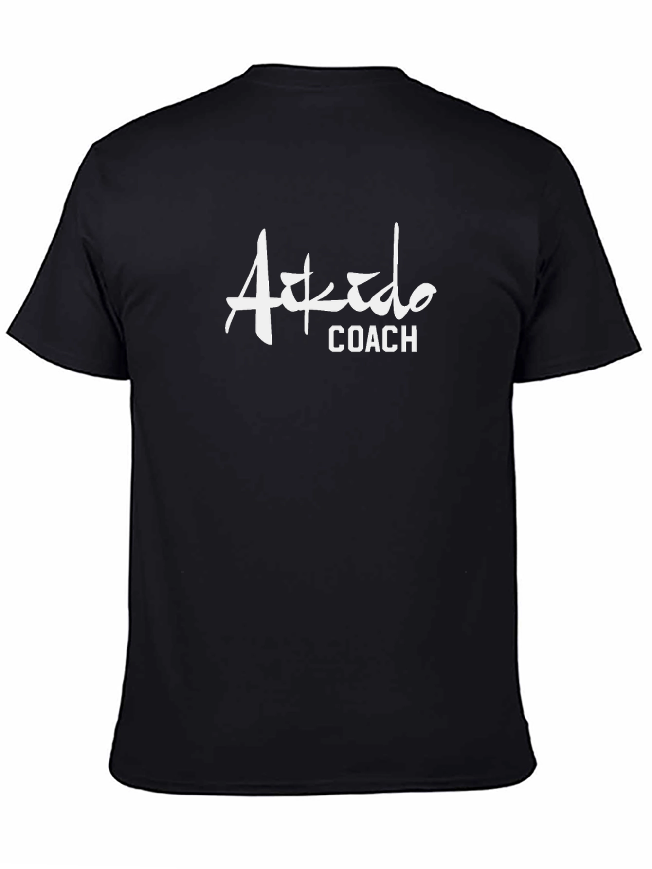 Aikido Coach Black T-Shirt