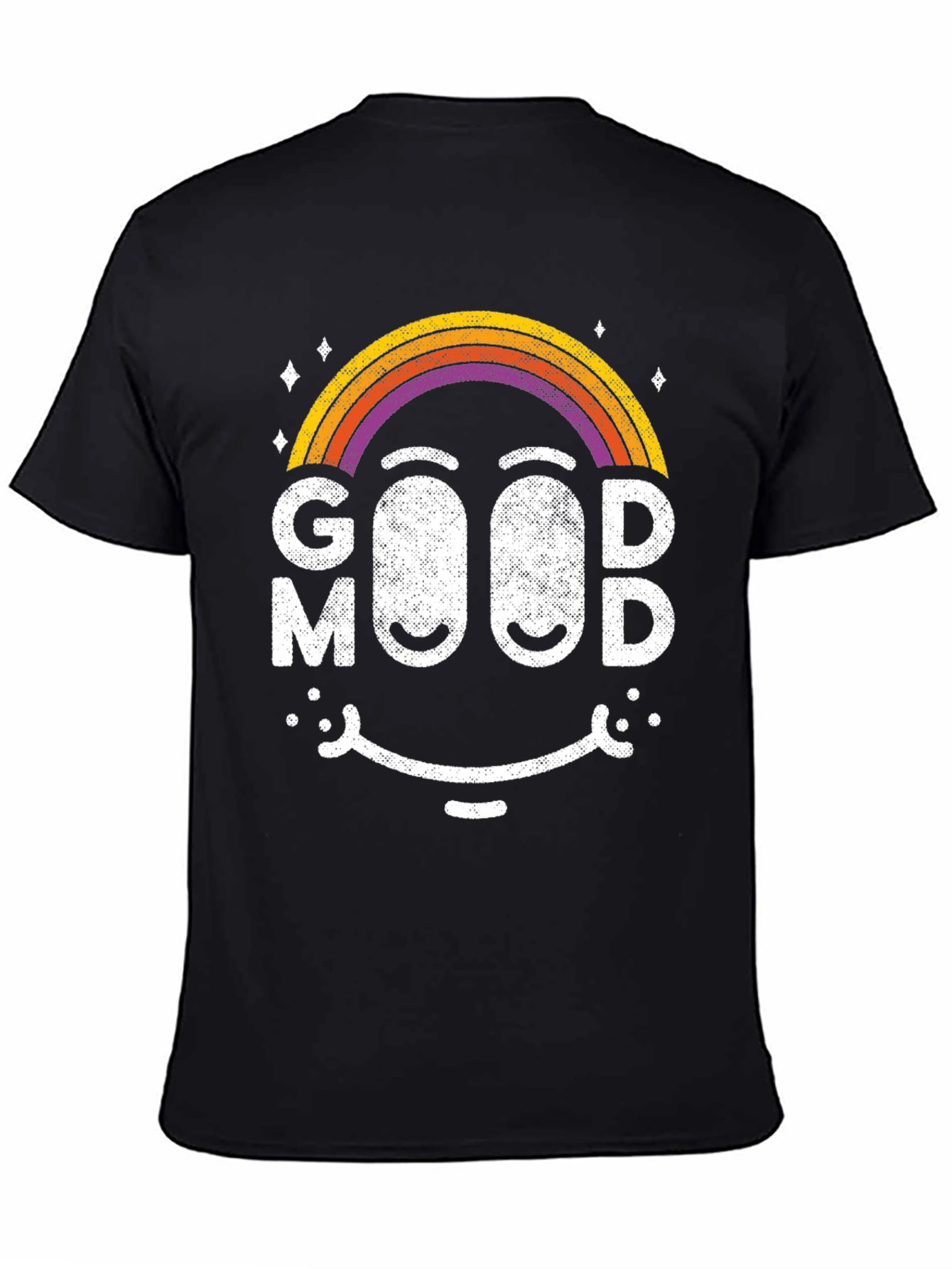 Good Mood Rainbow Smiley Face T-Shirt