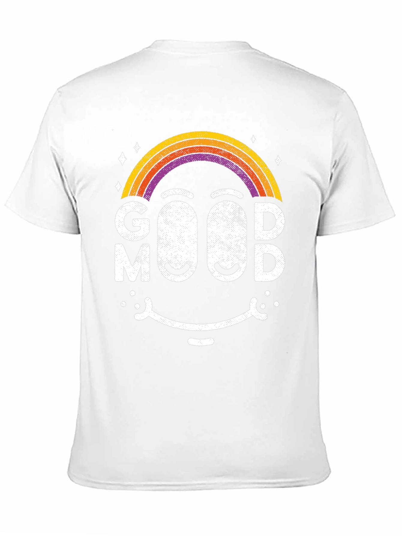 Good Mood Rainbow Smiley Face T-Shirt