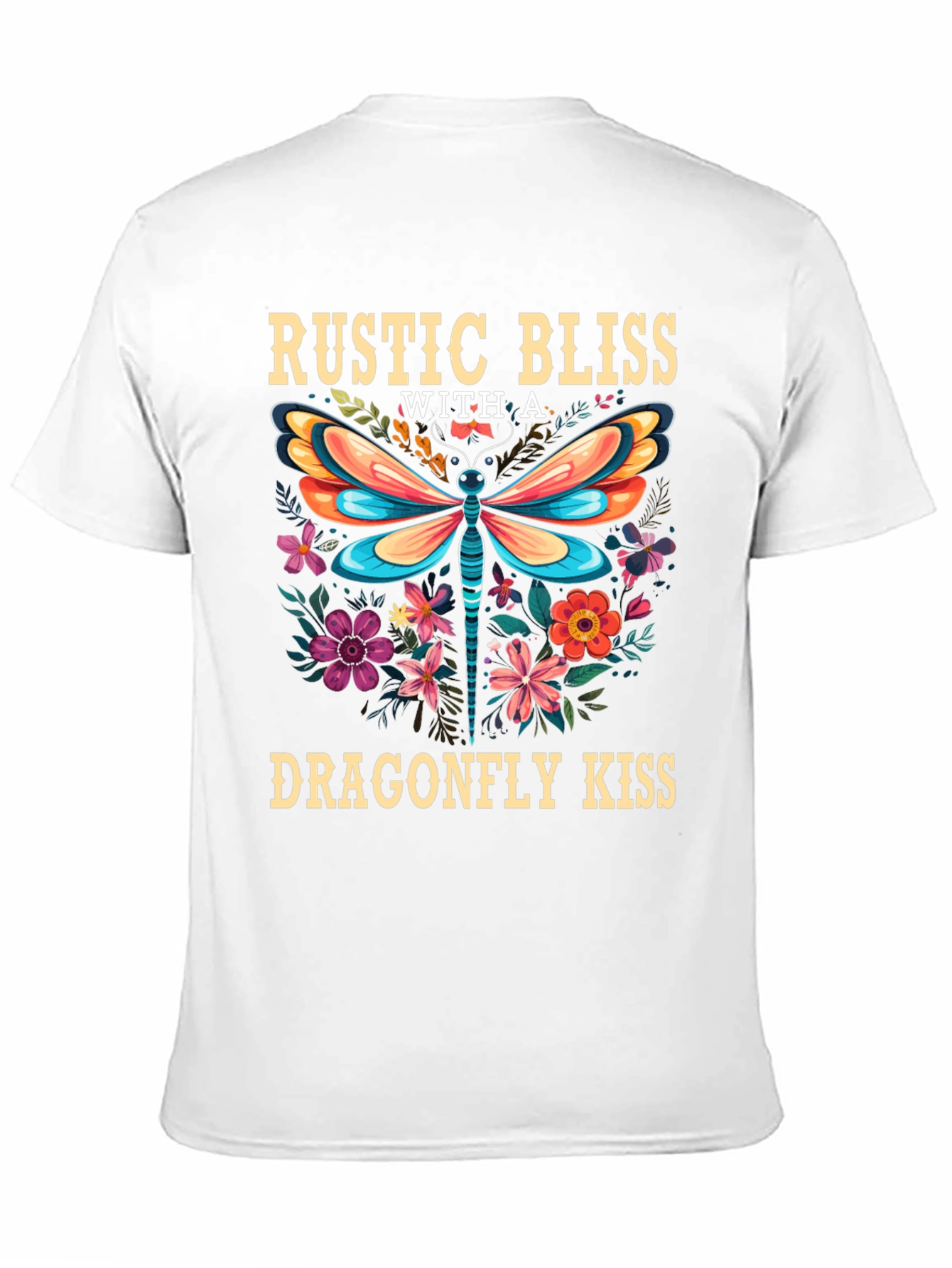 Rustic Bliss Dragonfly Kiss Graphic Tee