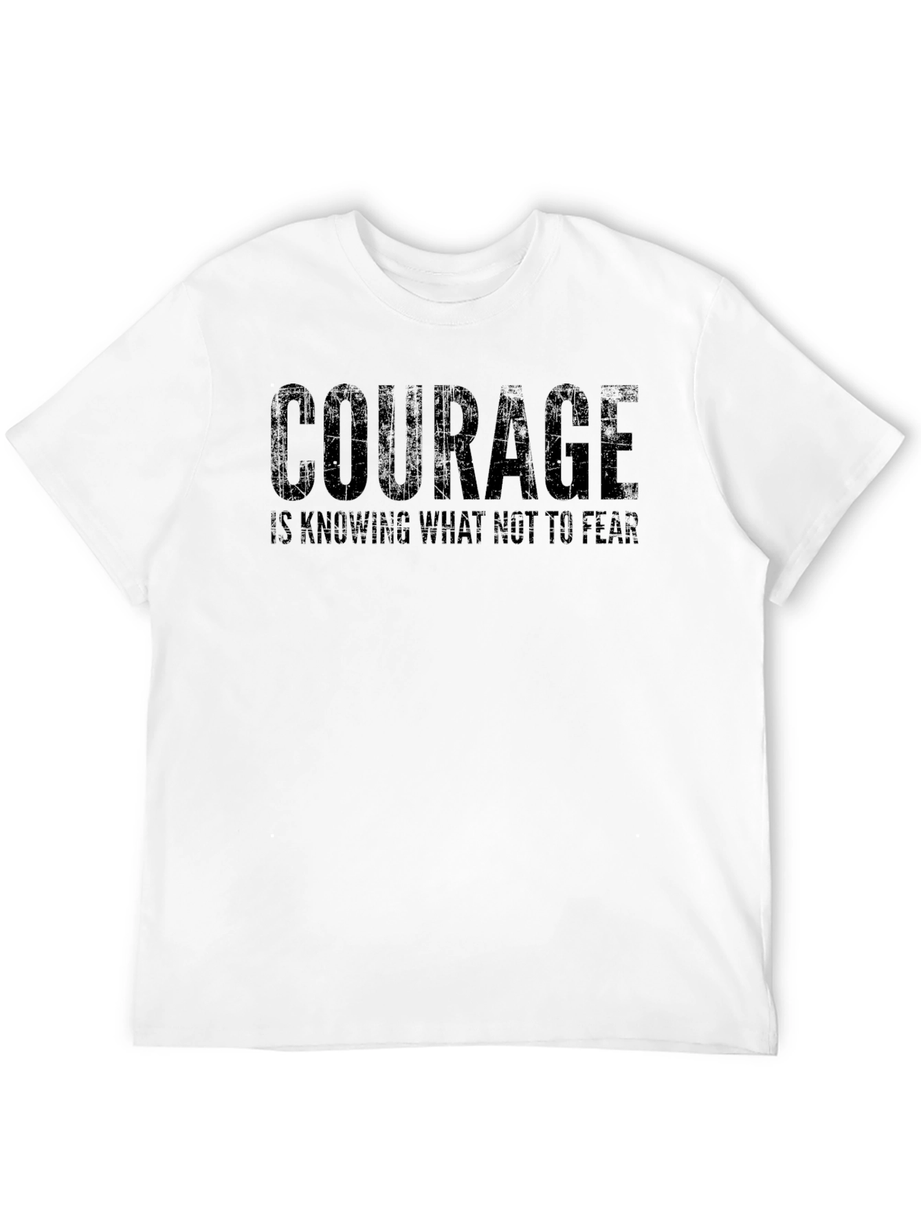 Courage T-Shirt - Knowing What Not to Fear