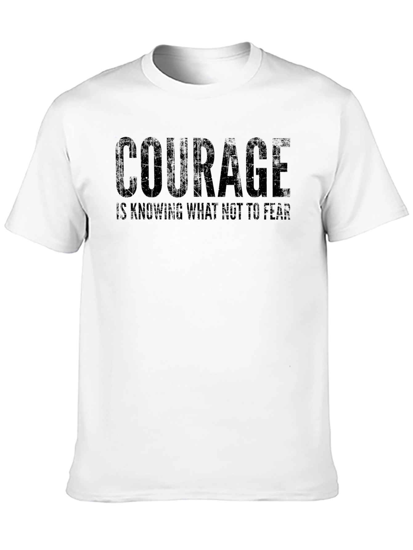 Courage T-Shirt - Knowing What Not to Fear