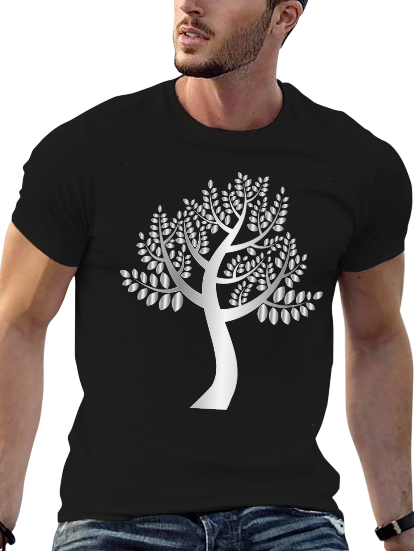 Elegant Tree Graphic T-Shirt