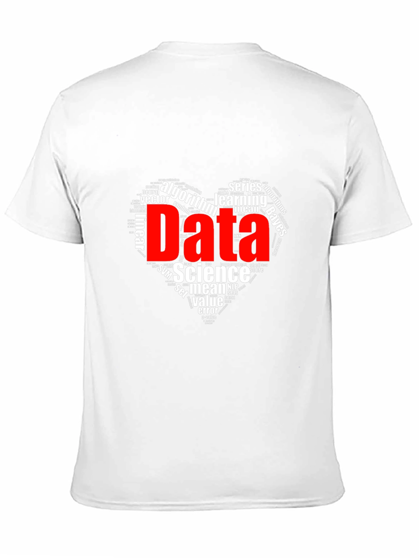 Data Science Word Art Graphic T-Shirt