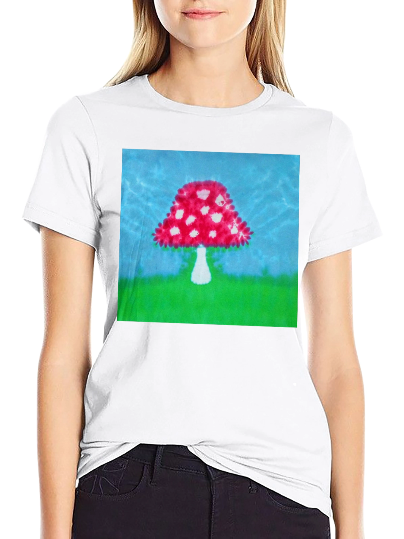 Mushroom Tie-Dye T-Shirt