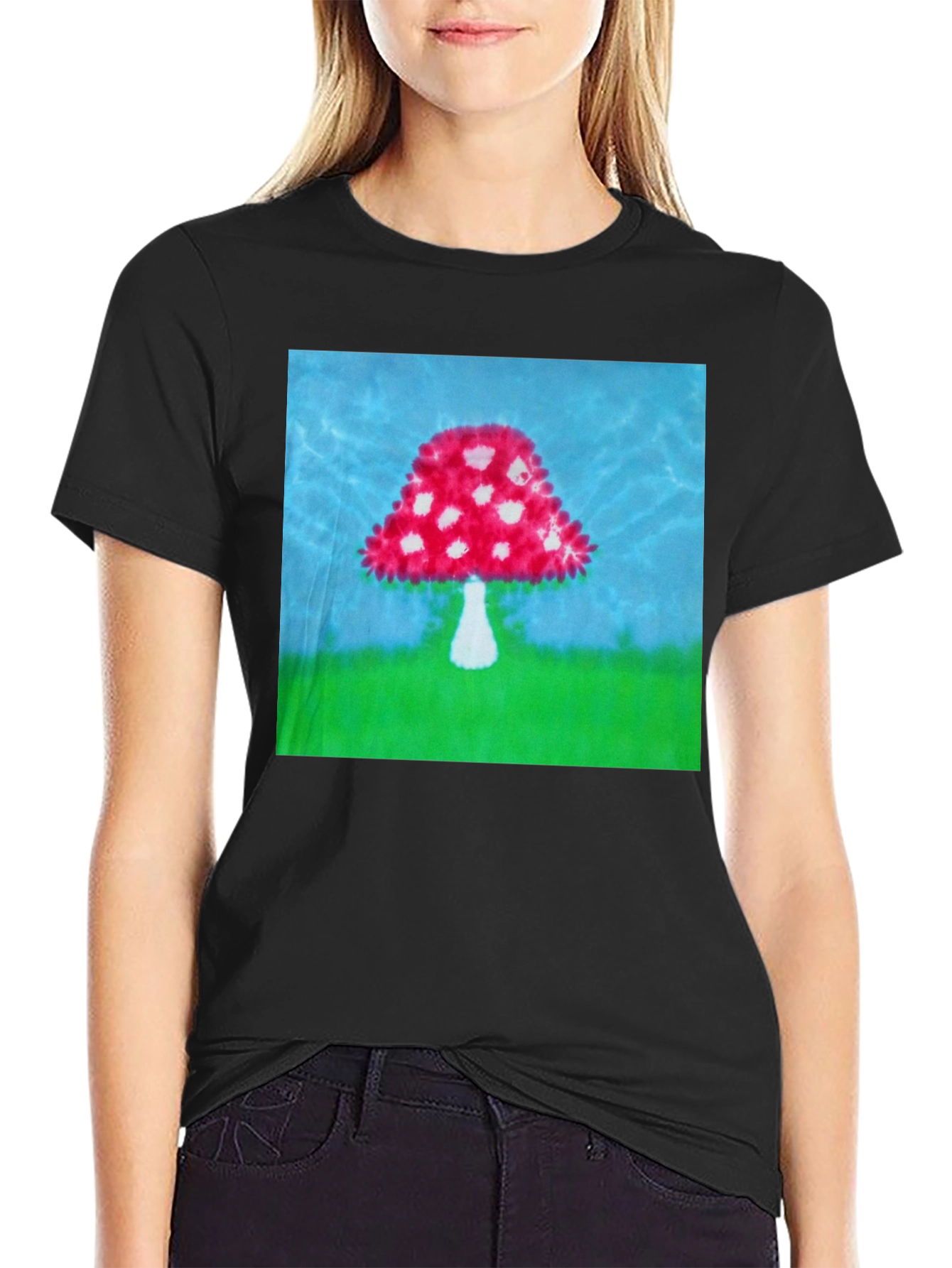 Mushroom Tie-Dye T-Shirt