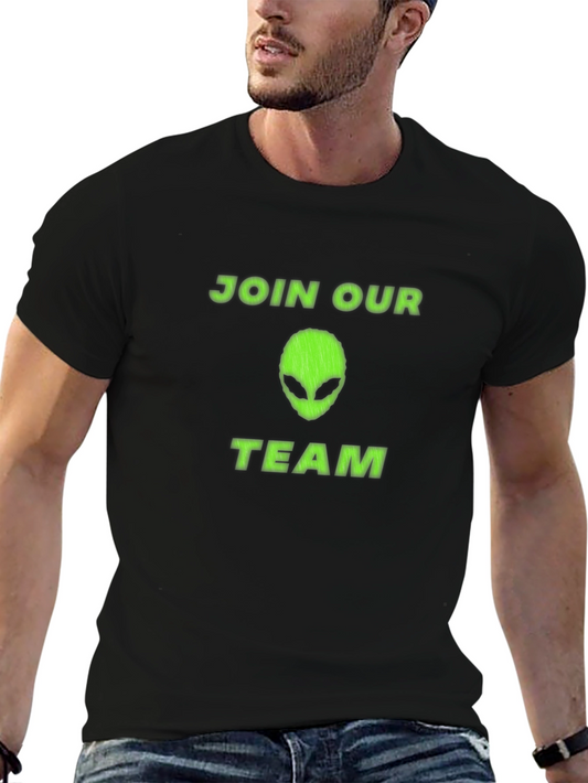 Join Our Team Alien Graphic T-Shirt