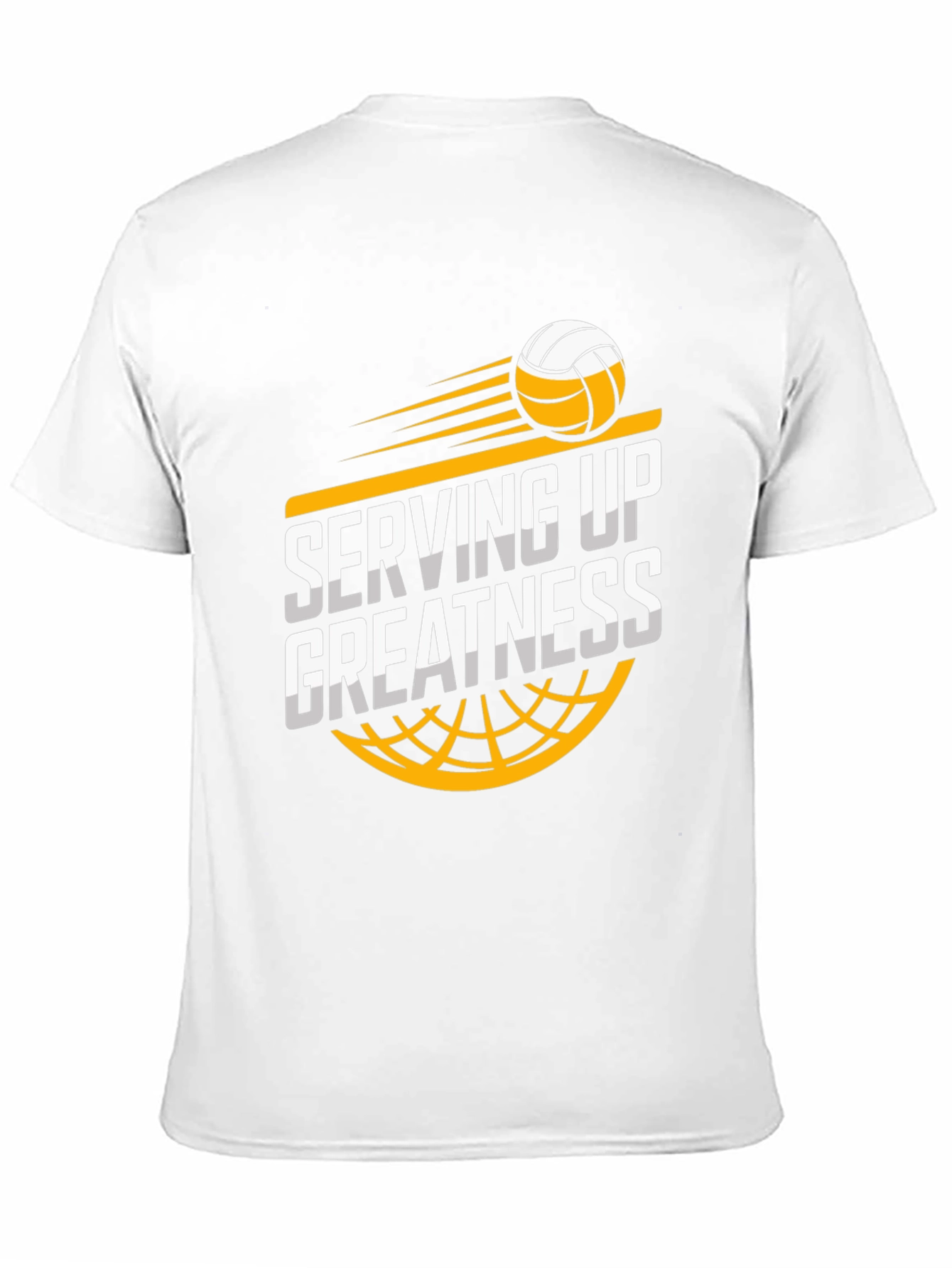 Serving Up Greatness Volleyball Graphic Tee