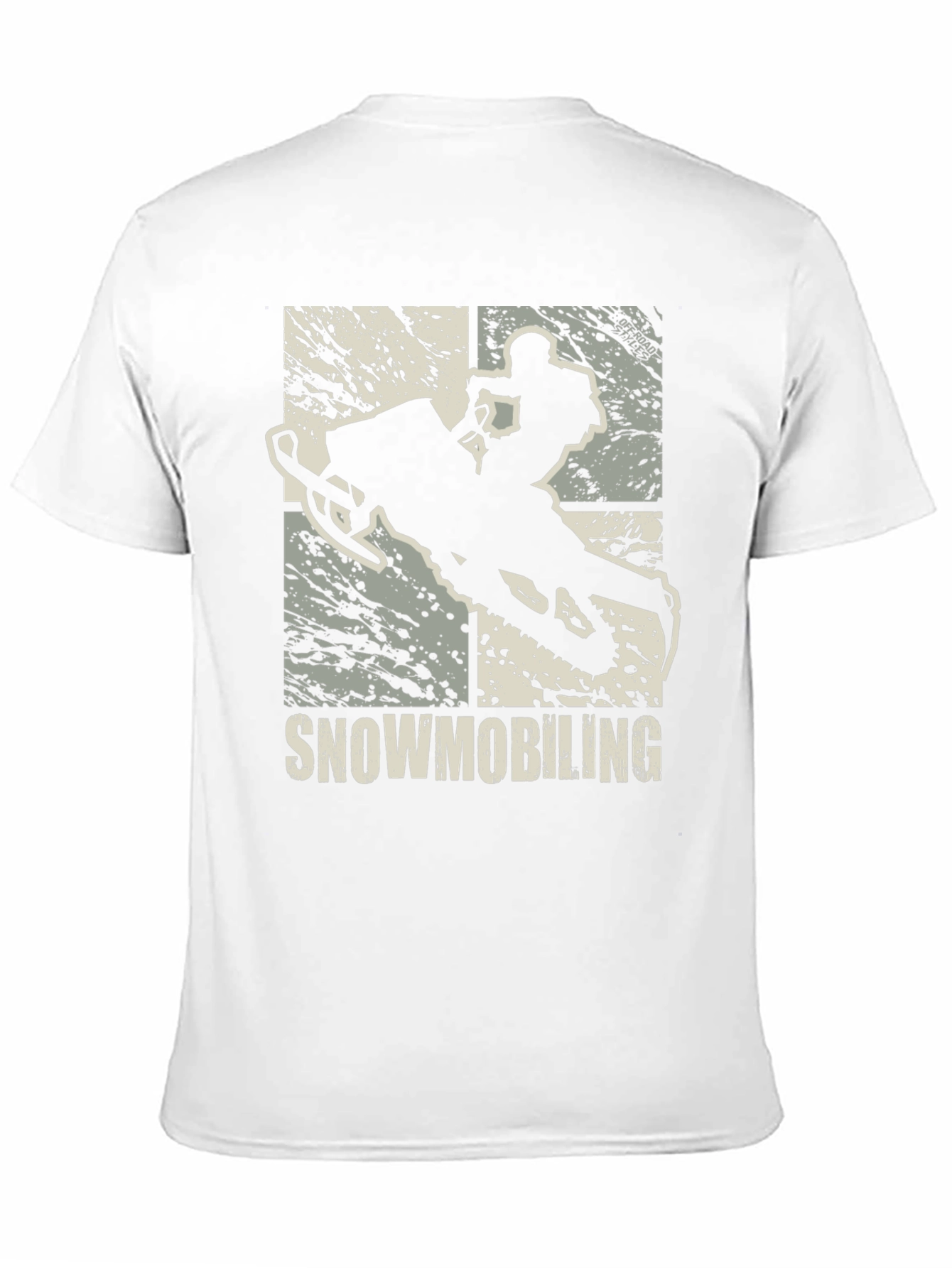 Snowmobiling Graphic T-Shirt - Mens Black Tee