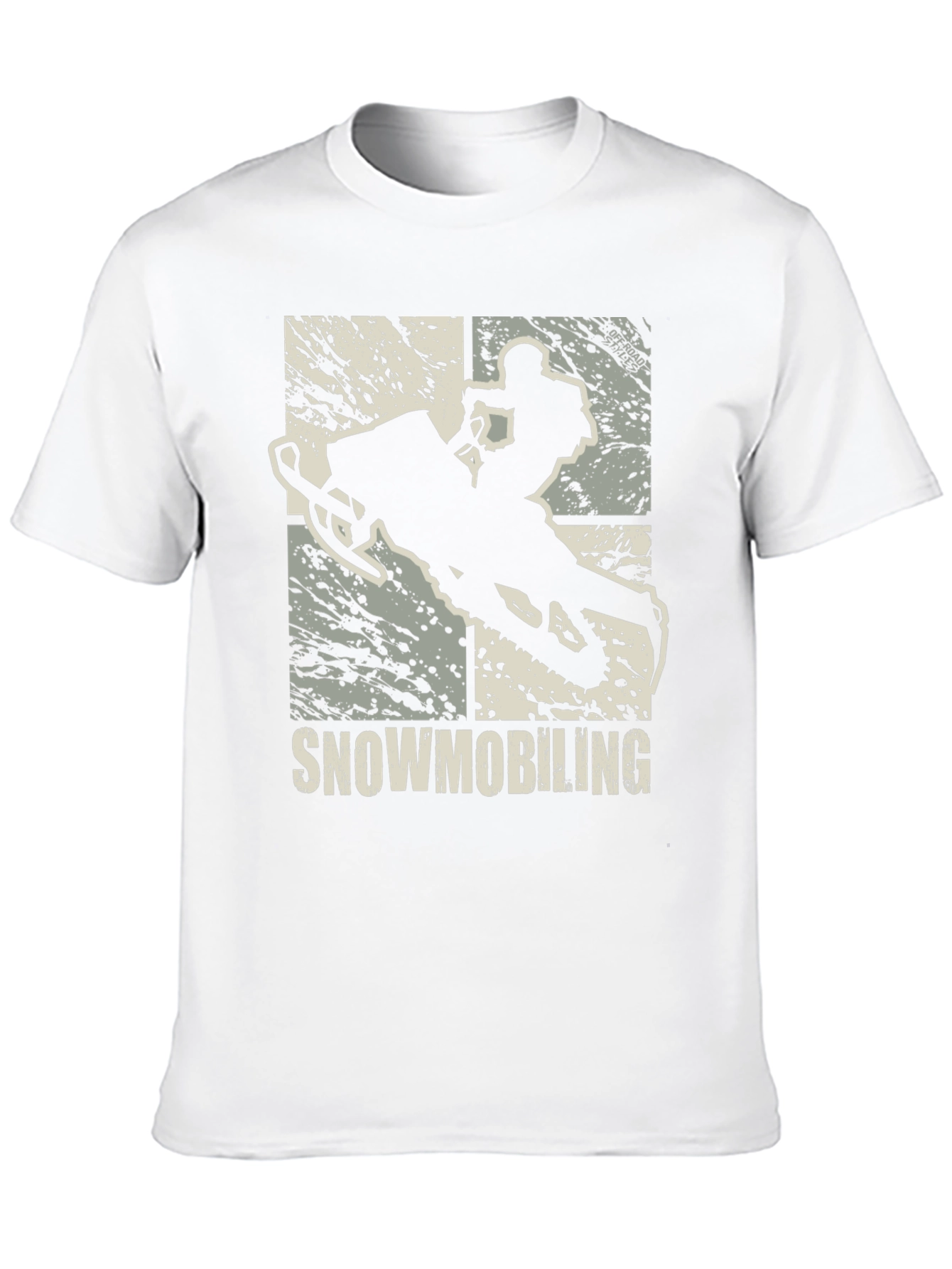 Snowmobiling Graphic T-Shirt - Mens Black Tee