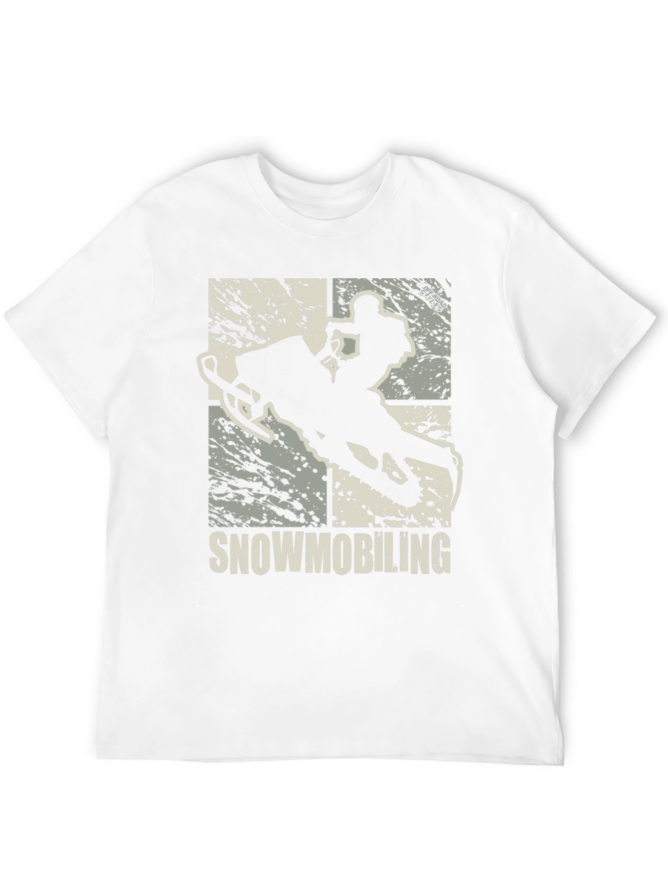 Snowmobiling Graphic T-Shirt - Mens Black Tee