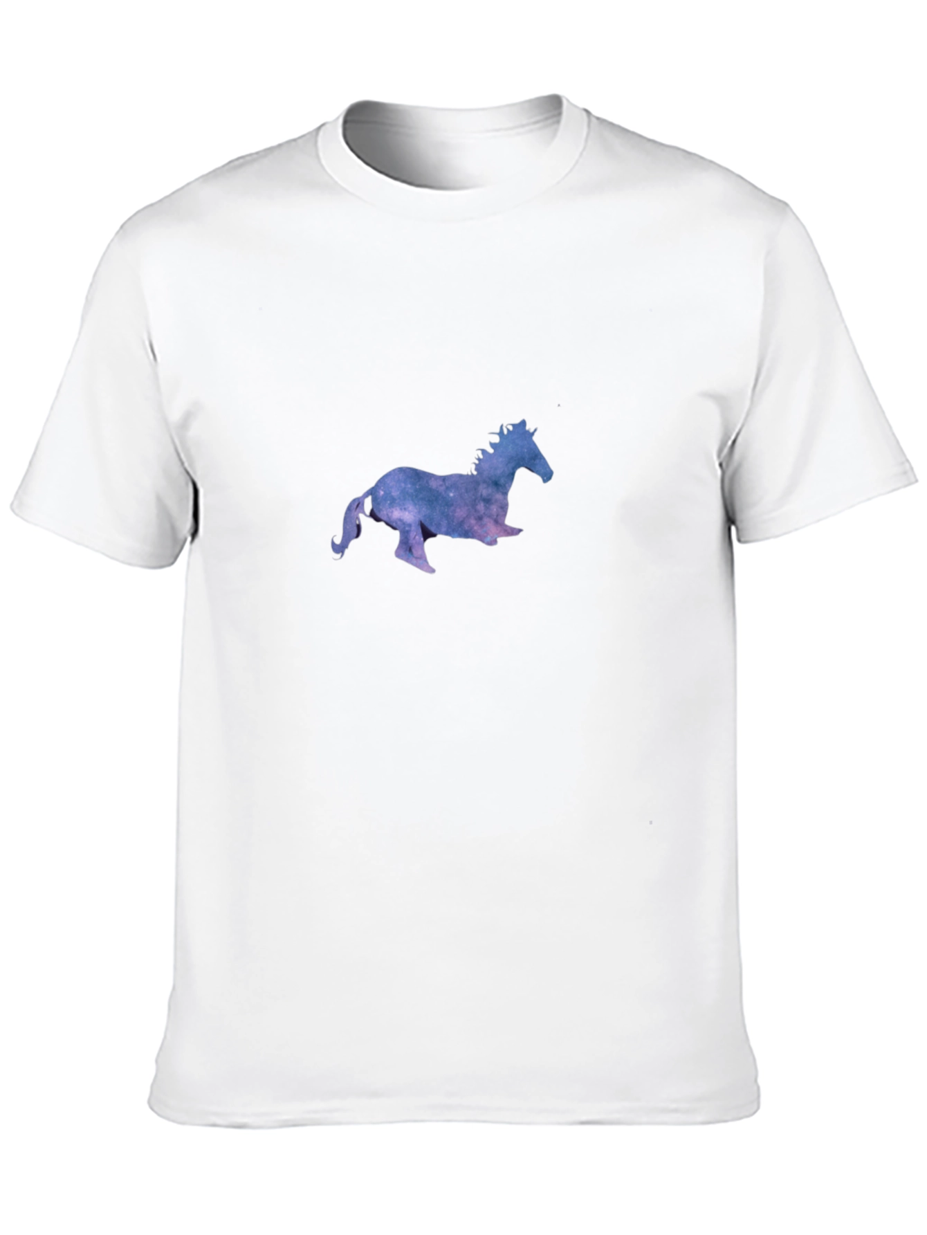 Galaxy Horse Black T-Shirt