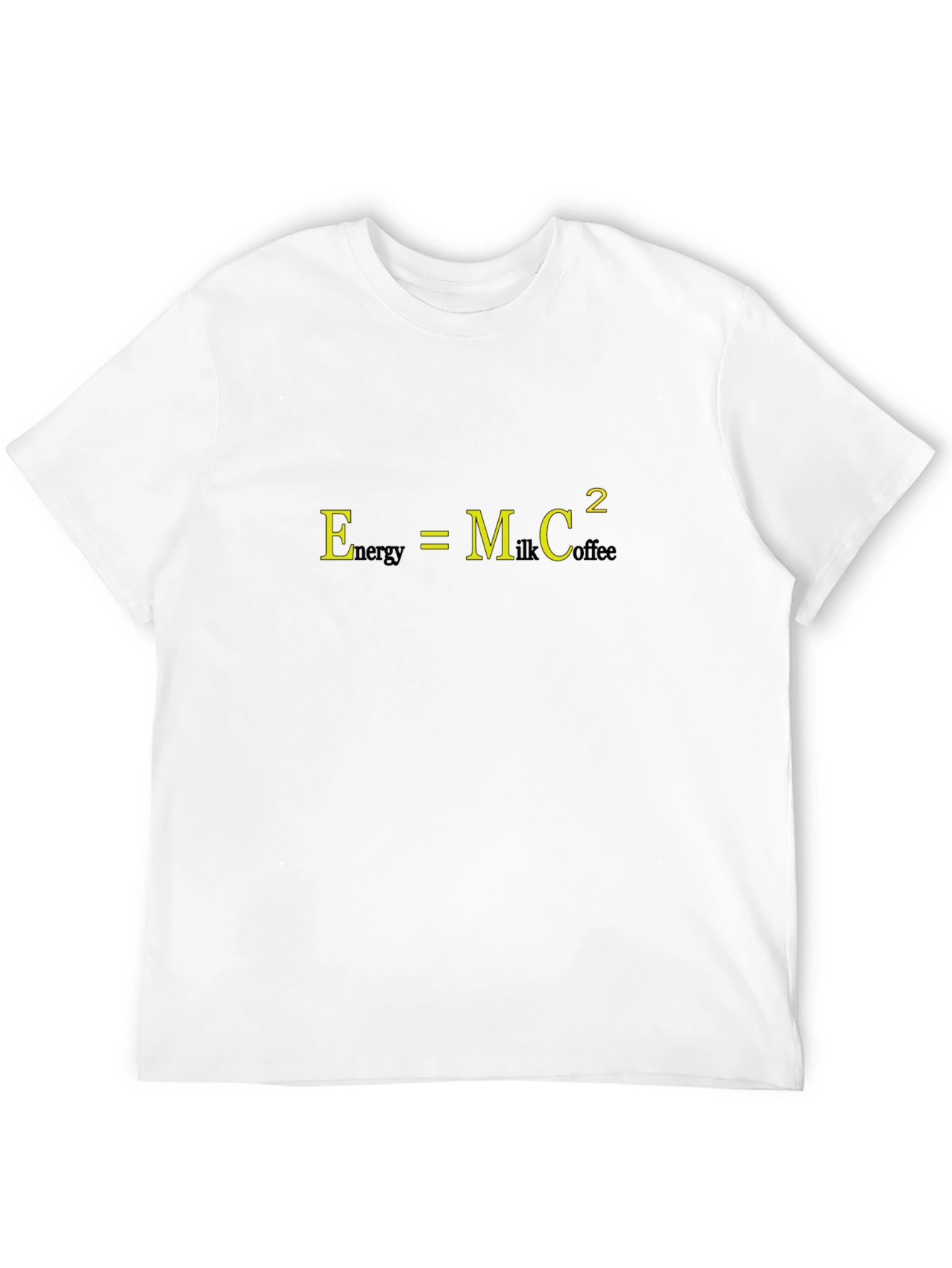Energy Milk Coffee T-Shirt Funny Science Tee