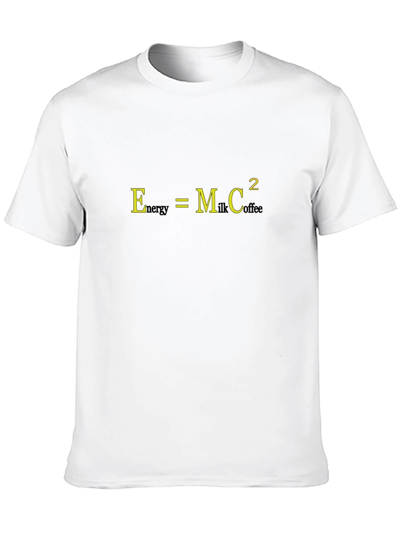 Energy Milk Coffee T-Shirt Funny Science Tee