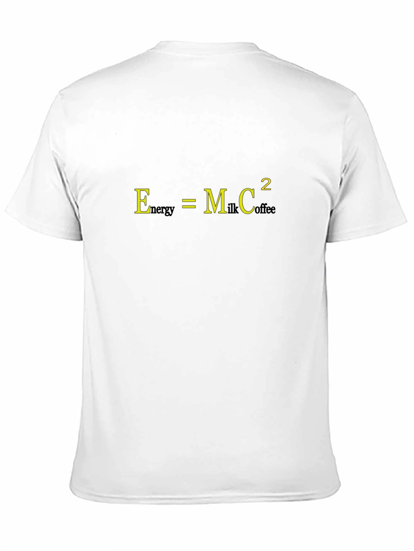 Energy Milk Coffee T-Shirt Funny Science Tee