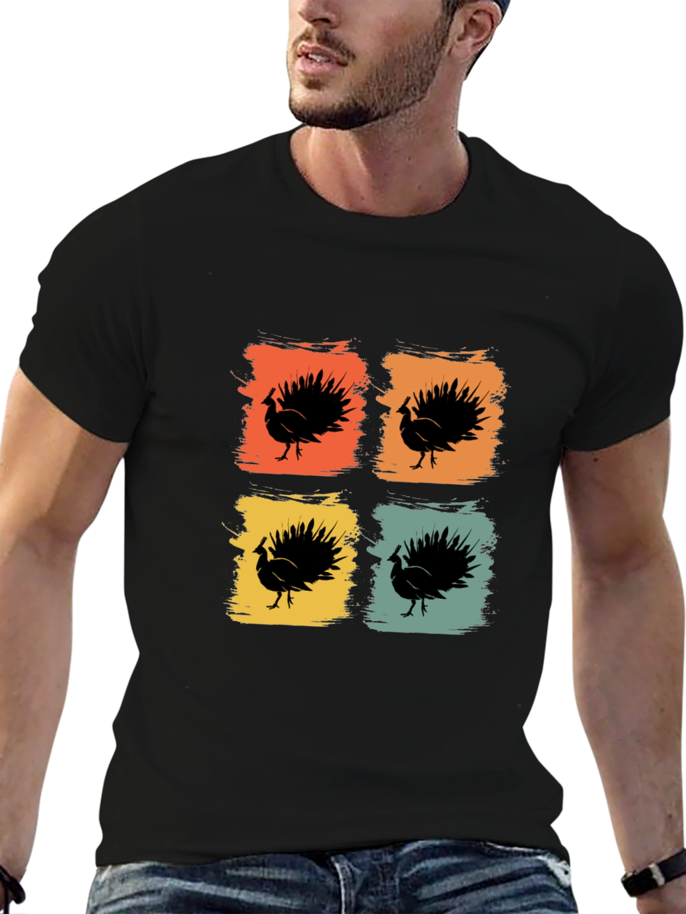 Retro Turkey Pop Art T-Shirt