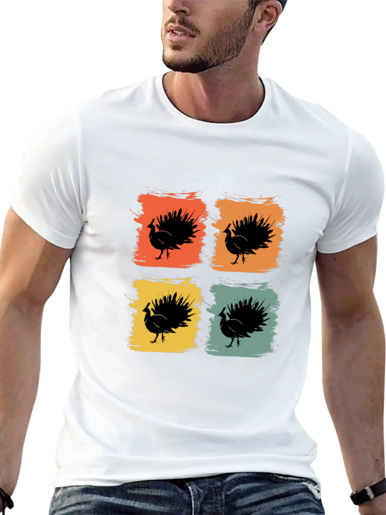 Retro Turkey Pop Art T-Shirt