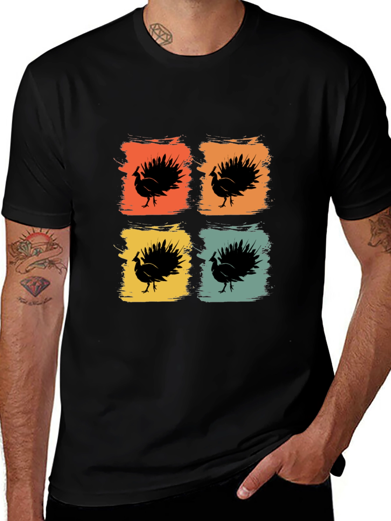 Retro Turkey Pop Art T-Shirt