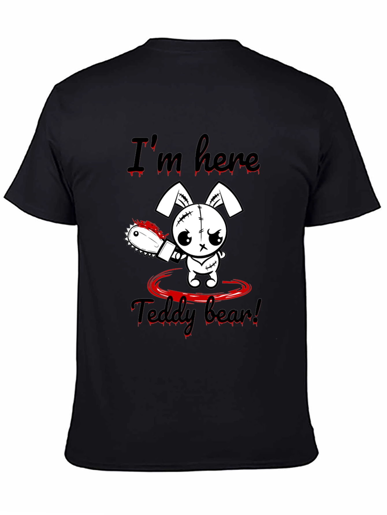 Creepy Bunny Chainsaw T-Shirt