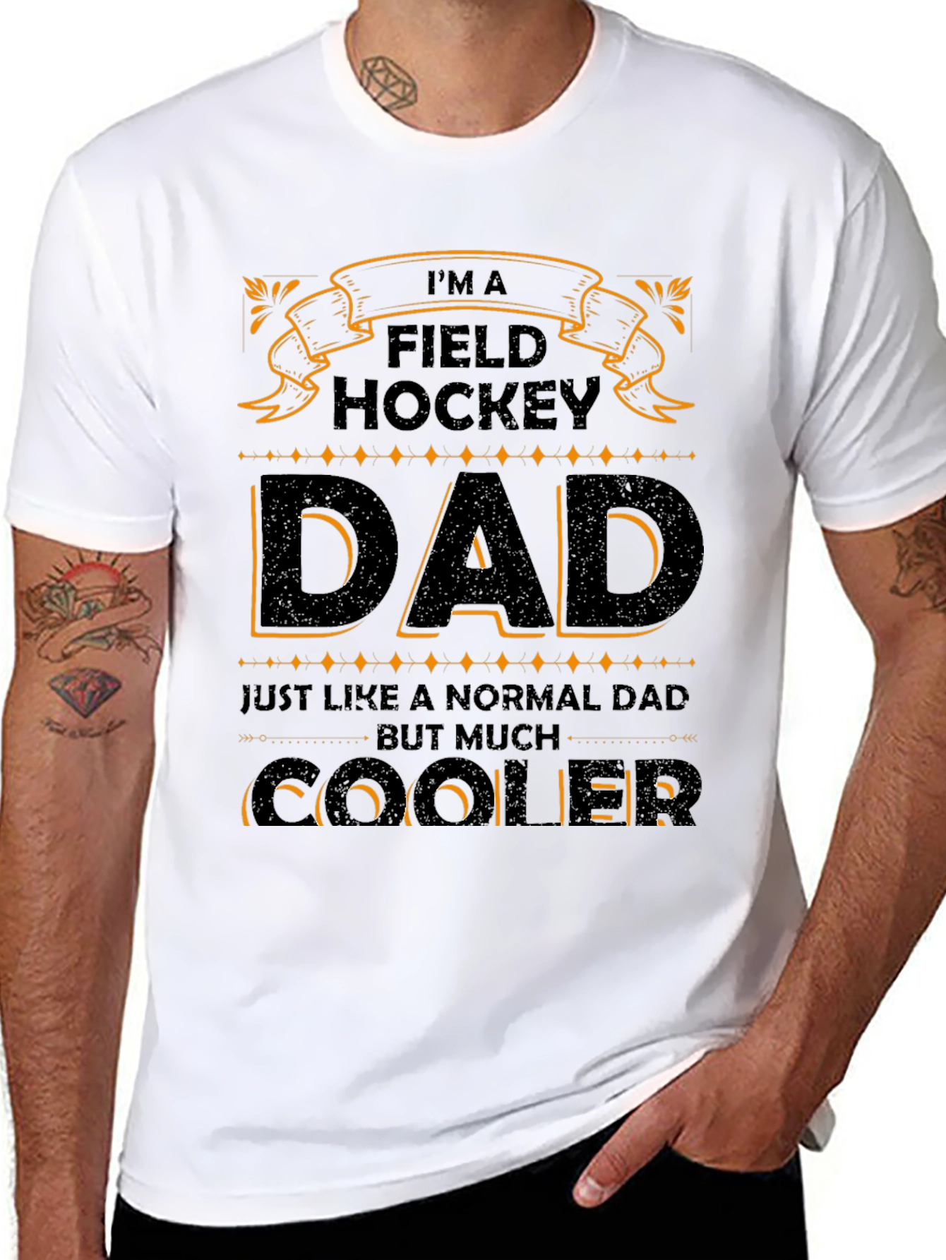 Field Hockey Dad T-Shirt - Cooler Than Normal!