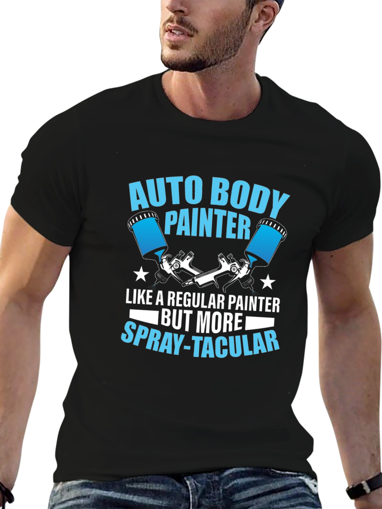 Auto Body Painter T-Shirt Spray-tacular Car Artist Tee