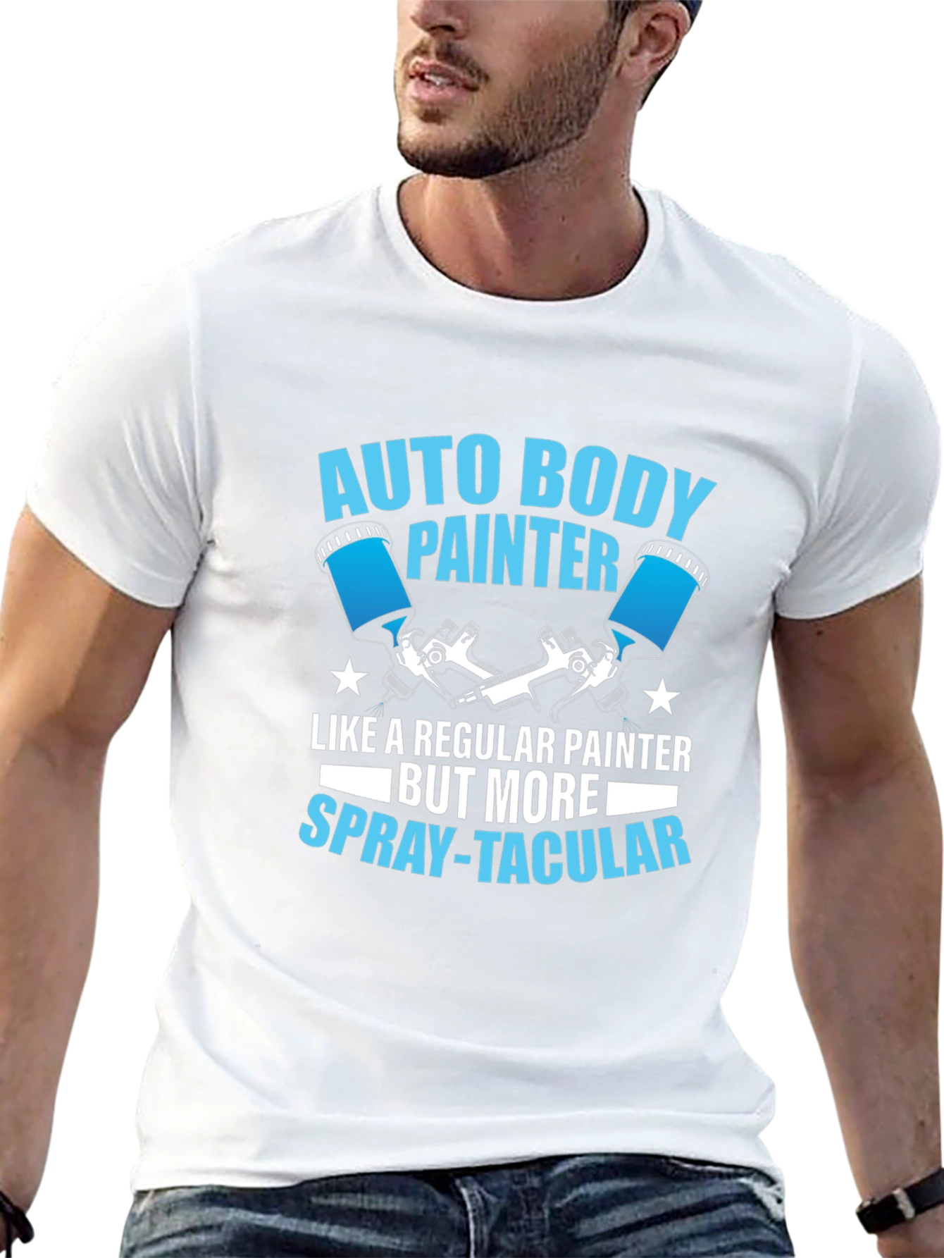 Auto Body Painter T-Shirt Spray-tacular Car Artist Tee