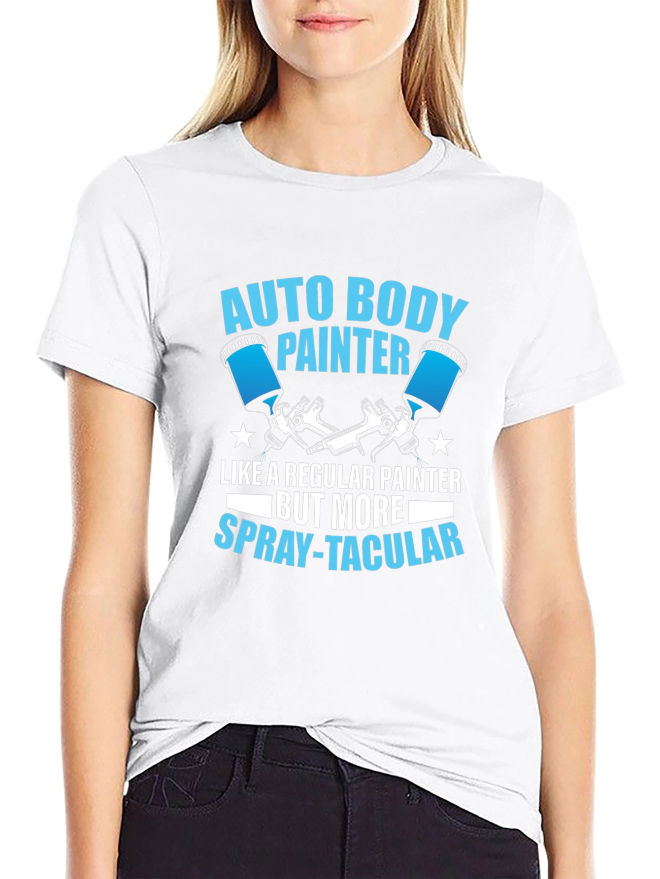 Auto Body Painter T-Shirt Spray-tacular Car Artist Tee