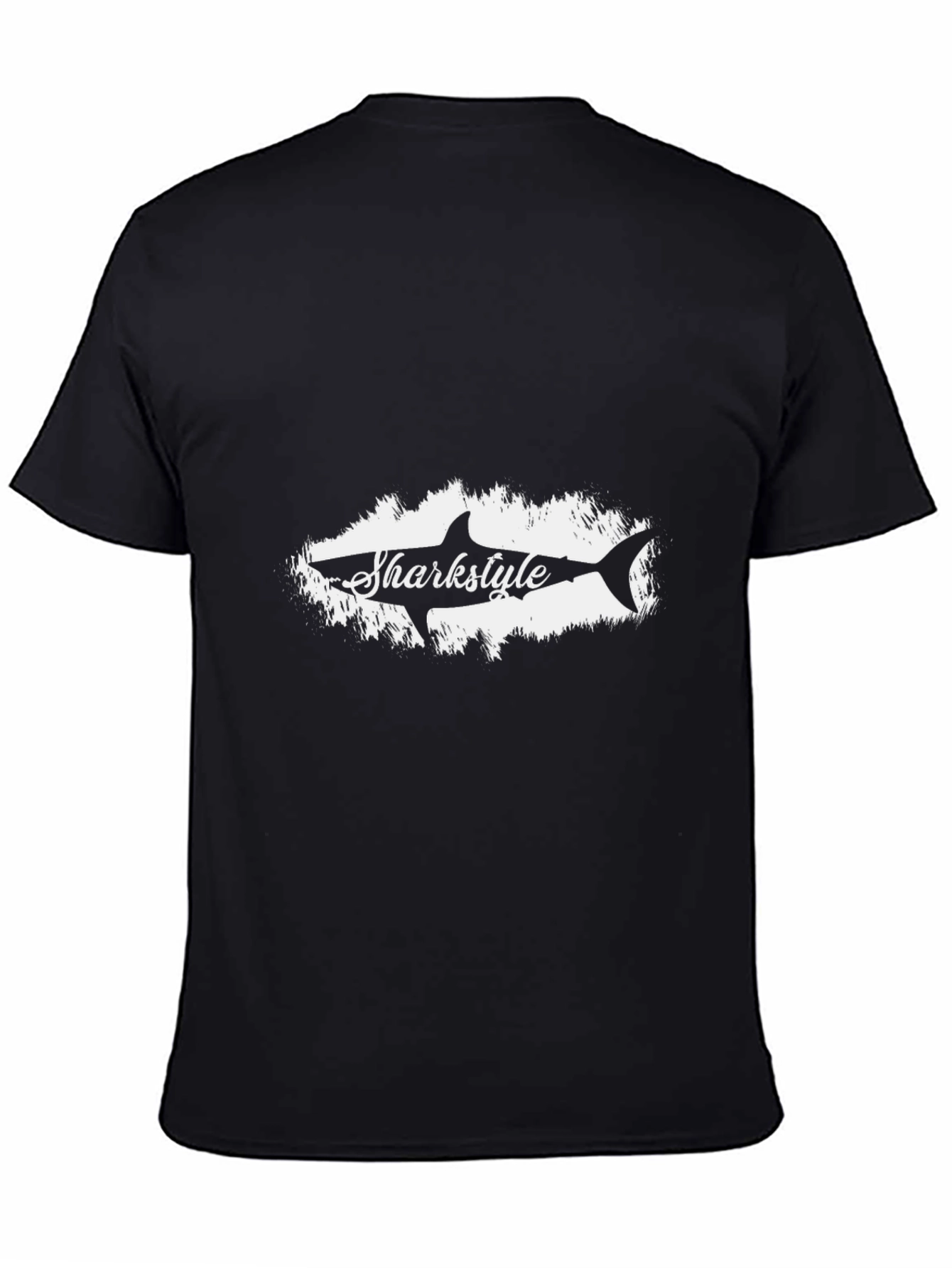Sharkstyle Graphic Black T-Shirt