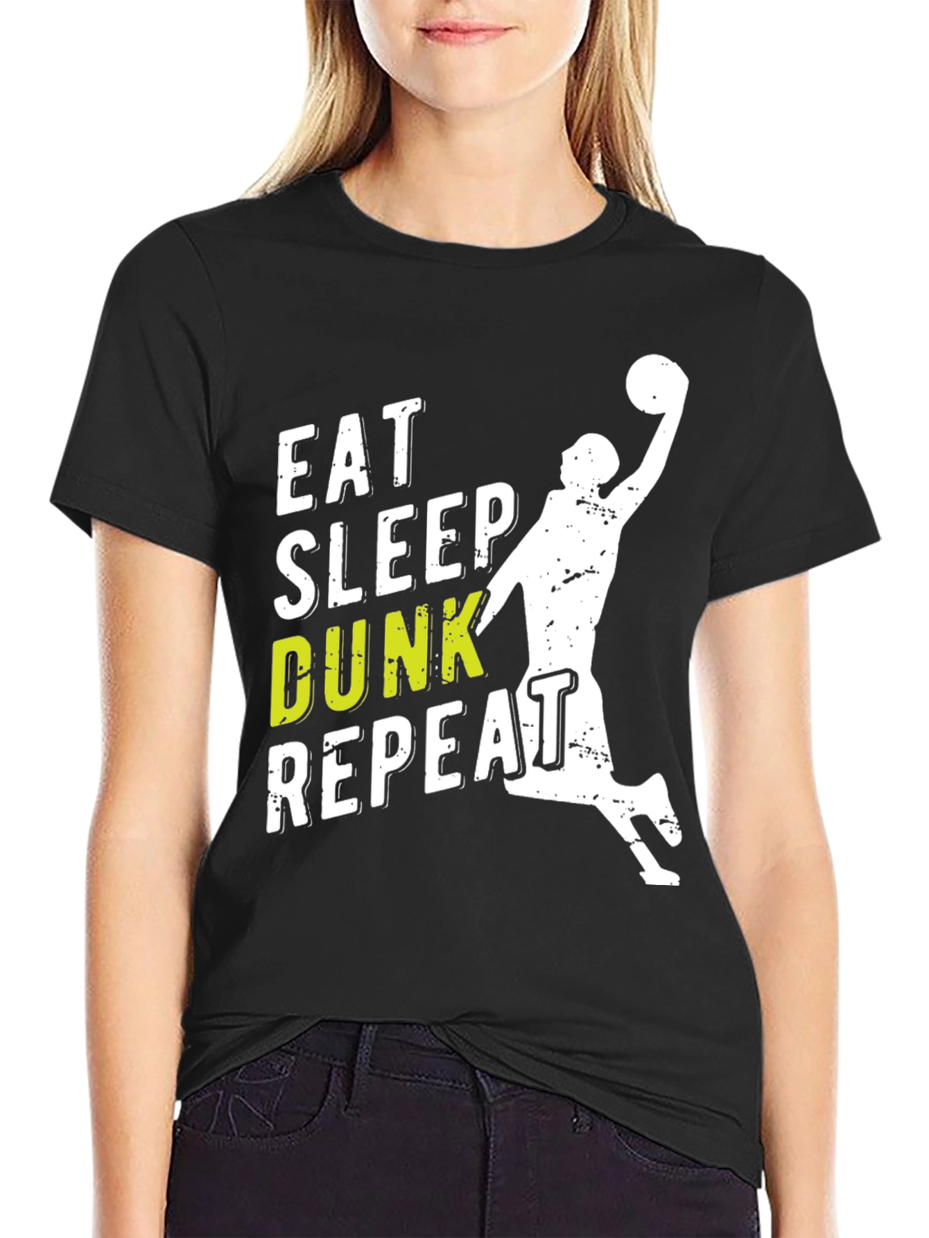Eat Sleep Dunk Repeat Graphic Tee