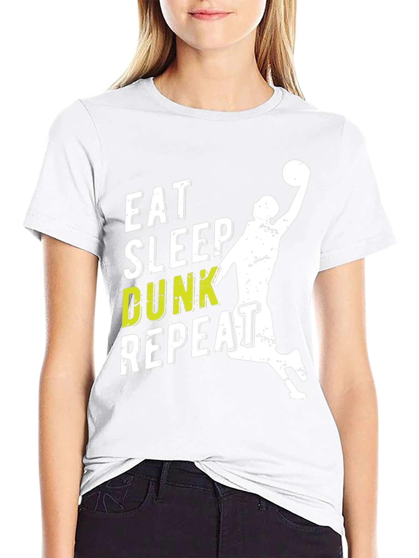 Eat Sleep Dunk Repeat Graphic Tee