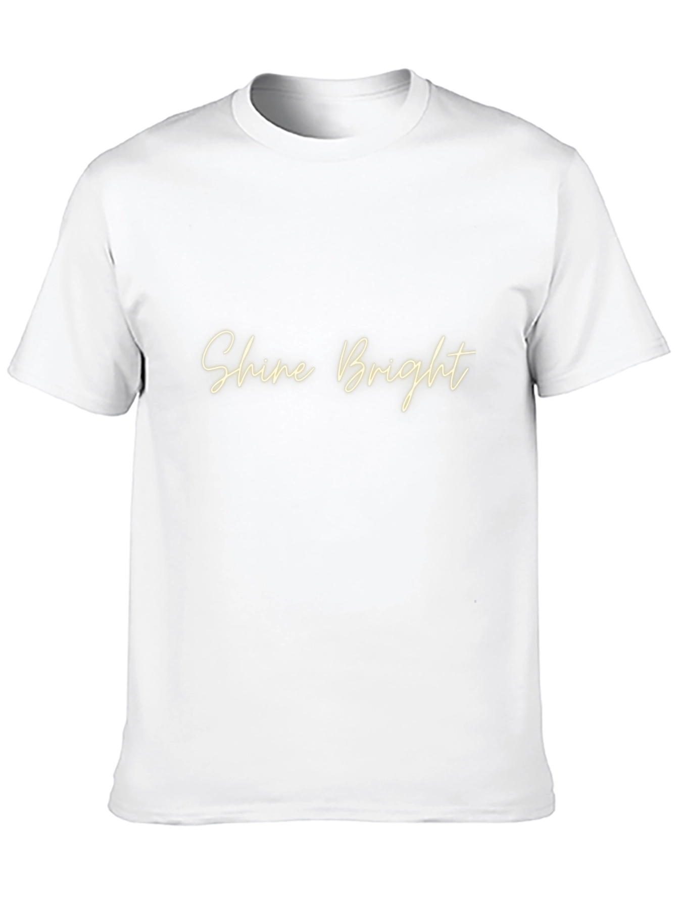 Shine Bright Black Tee - Stylish Mens Casual Wear