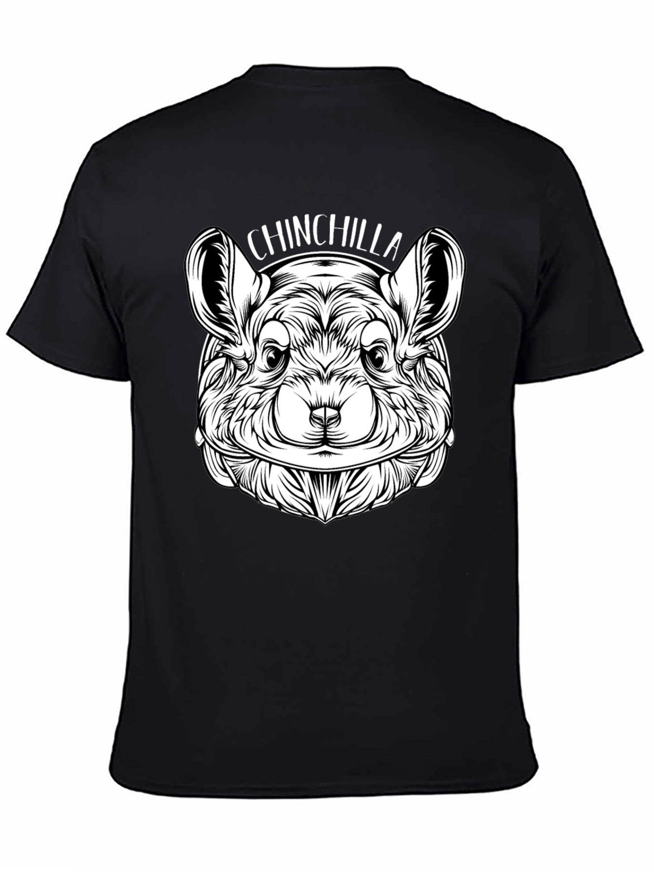 Chinchilla Graphic Print Crew Neck T-Shirt