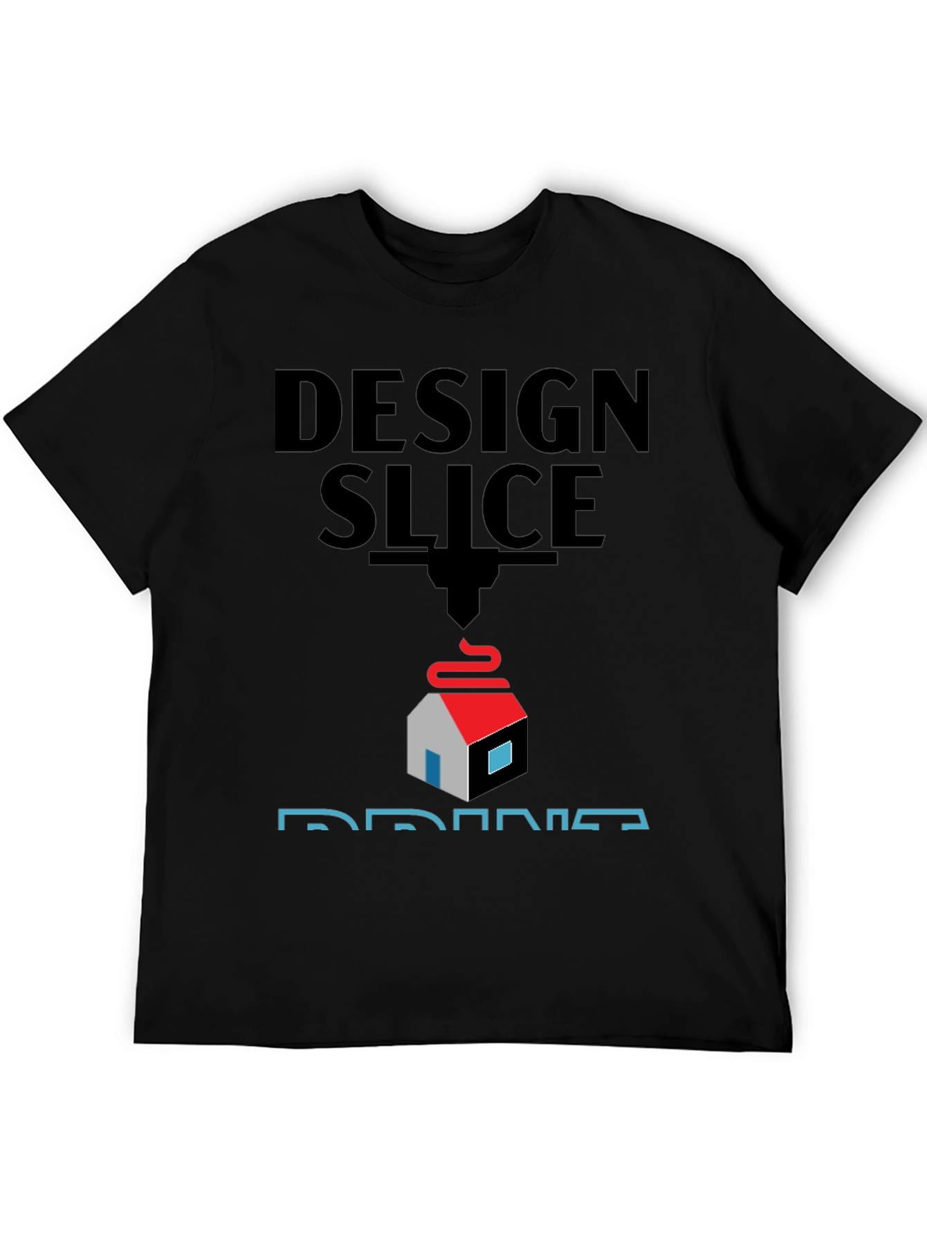 Design Slice Print T-Shirt - 3D Printing Apparel