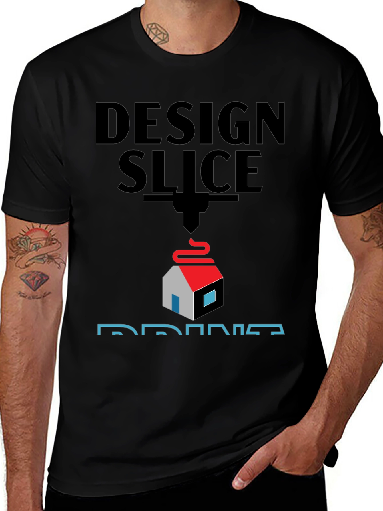 Design Slice Print T-Shirt - 3D Printing Apparel