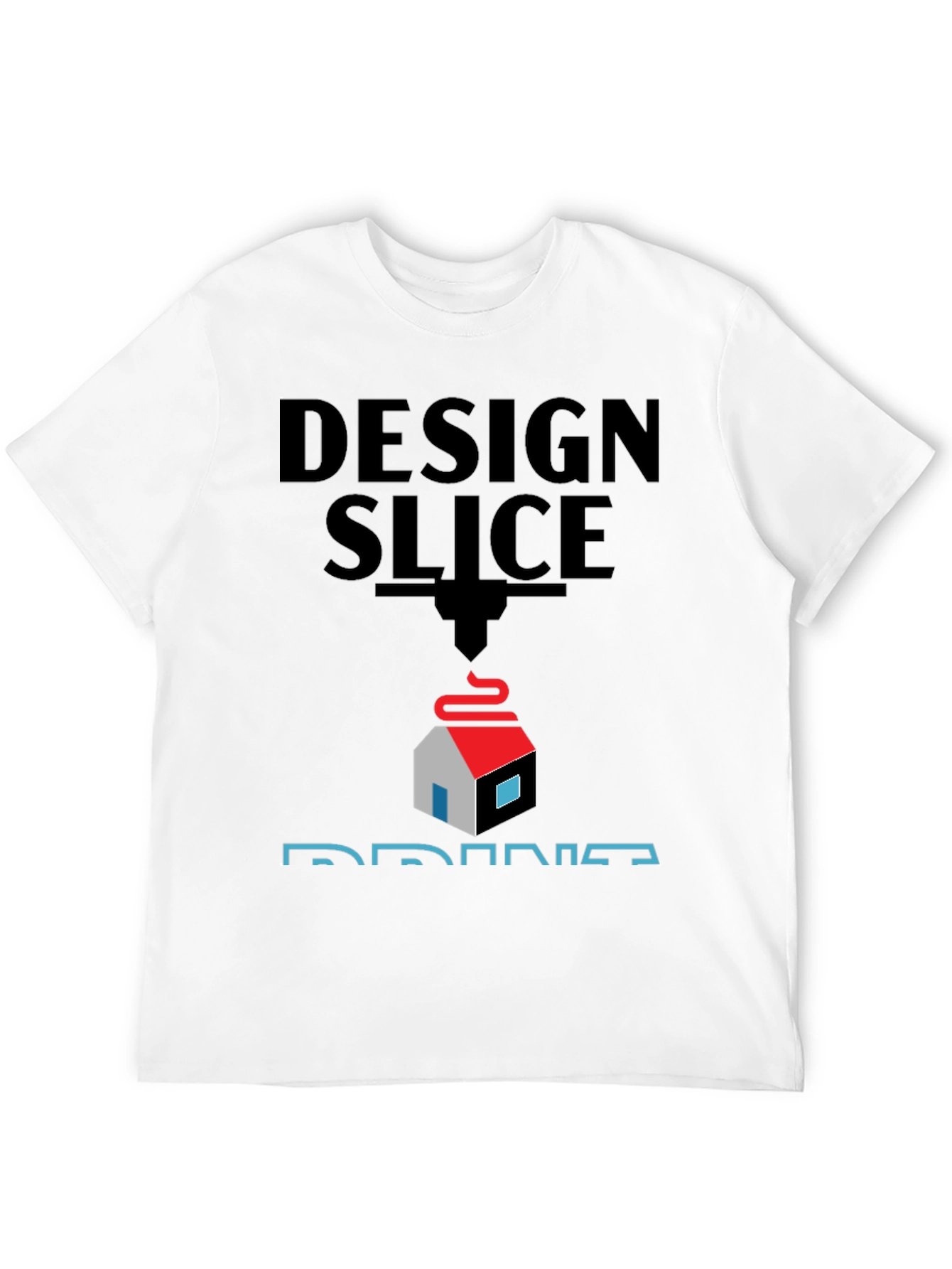 Design Slice Print T-Shirt - 3D Printing Apparel