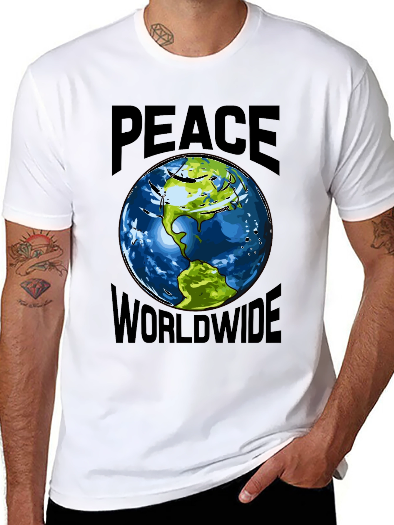 Peace Worldwide Graphic T-Shirt
