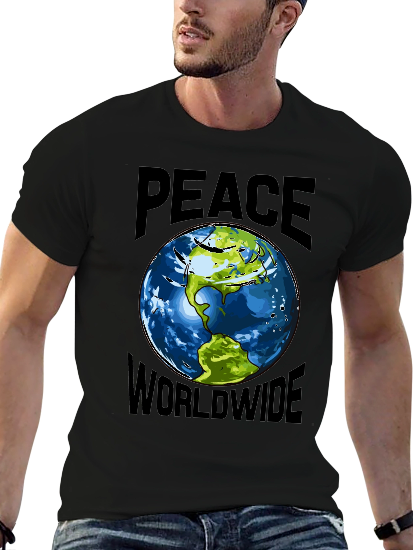 Peace Worldwide Graphic T-Shirt