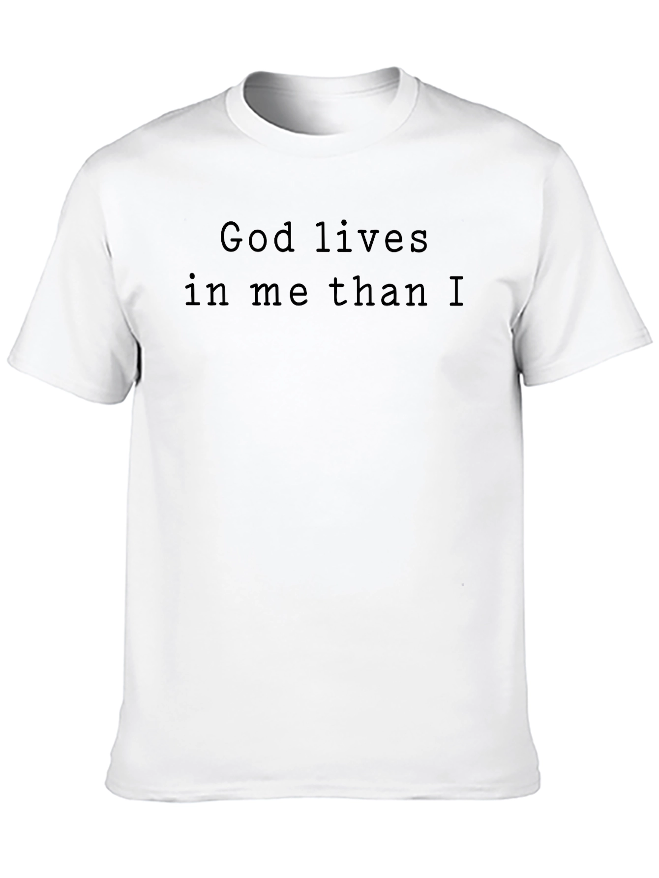 God Lives In Me T-Shirt - Christian Apparel