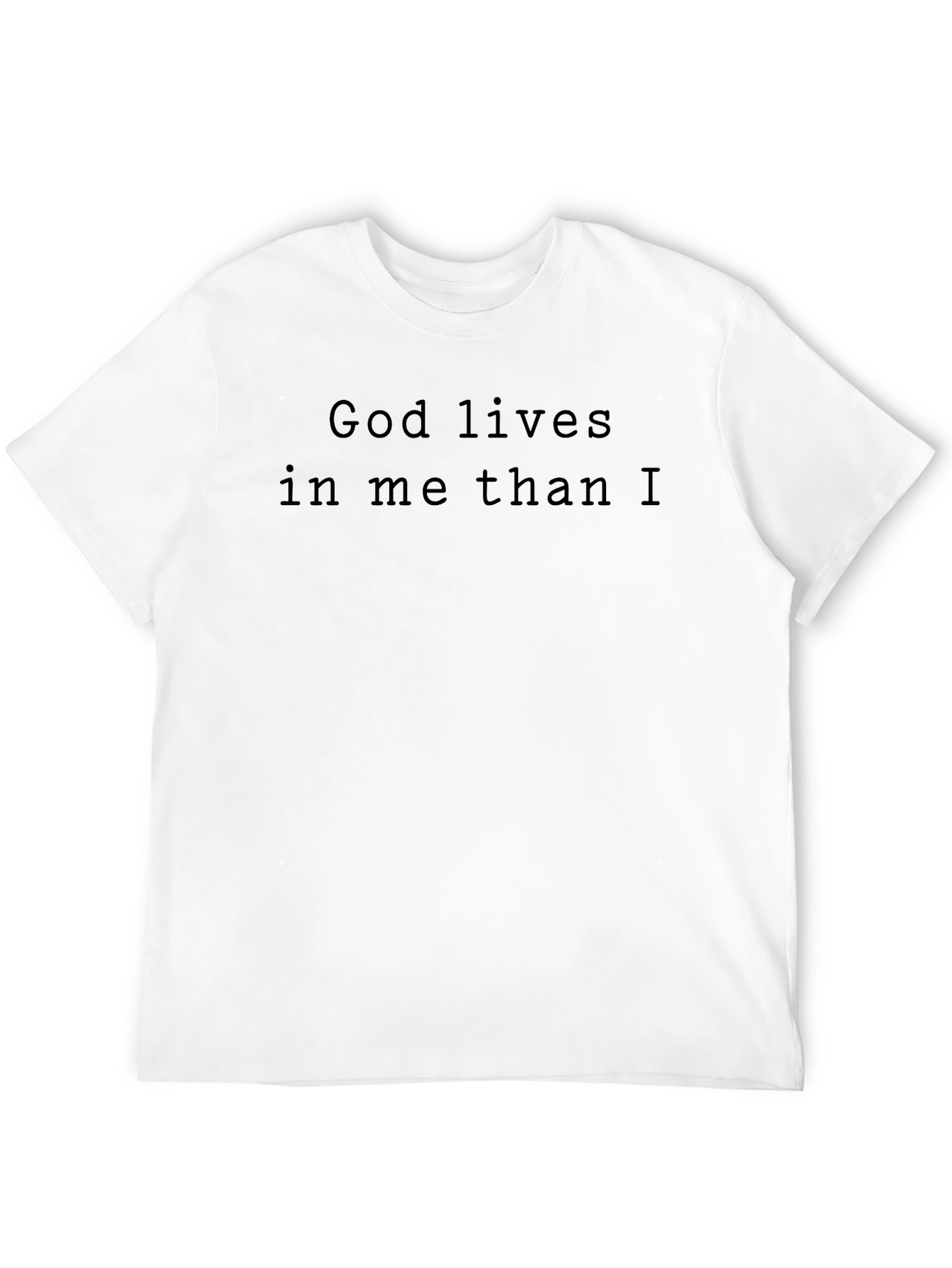 God Lives In Me T-Shirt - Christian Apparel