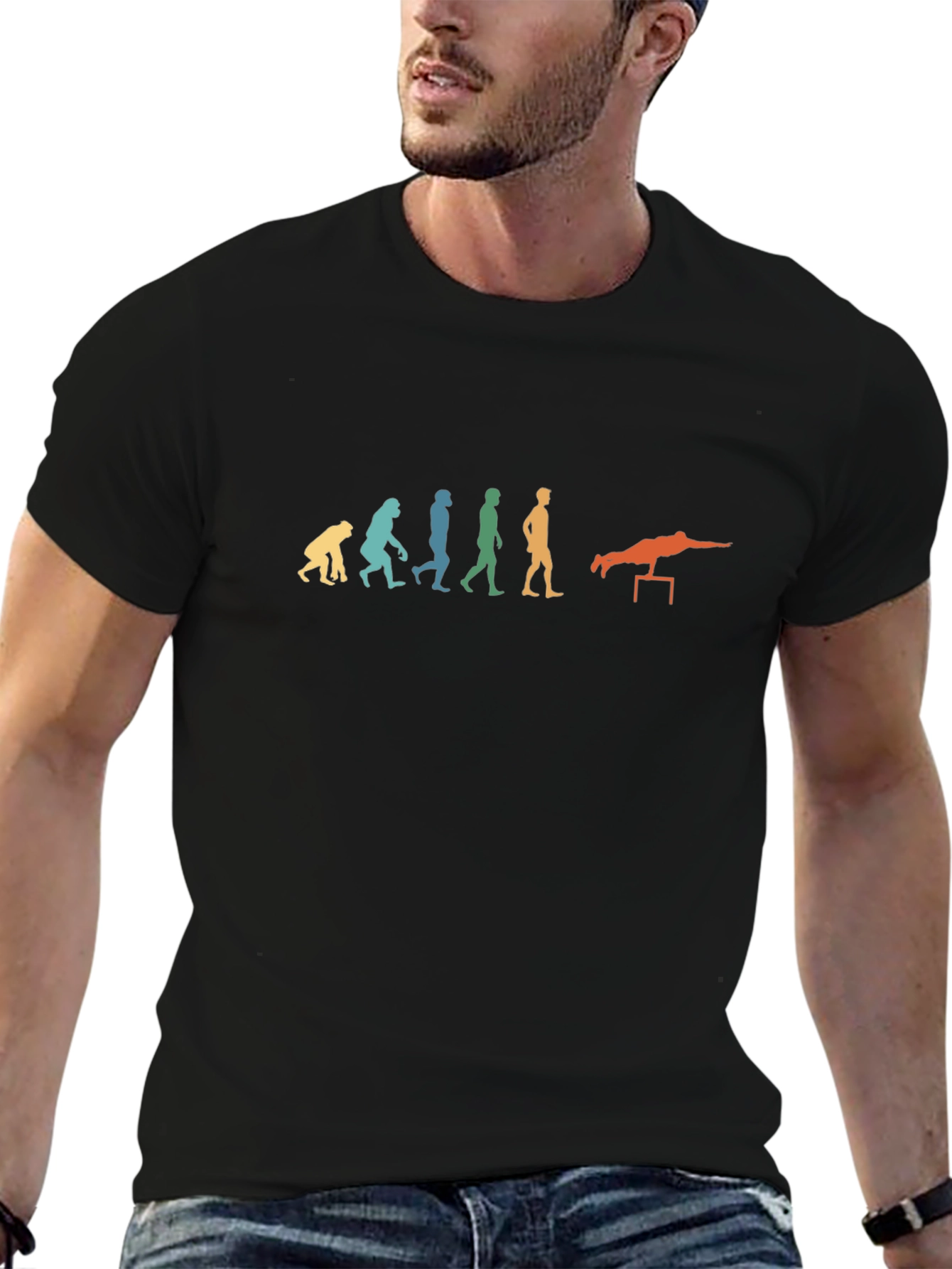 Evolution of Calisthenics T-Shirt - Black