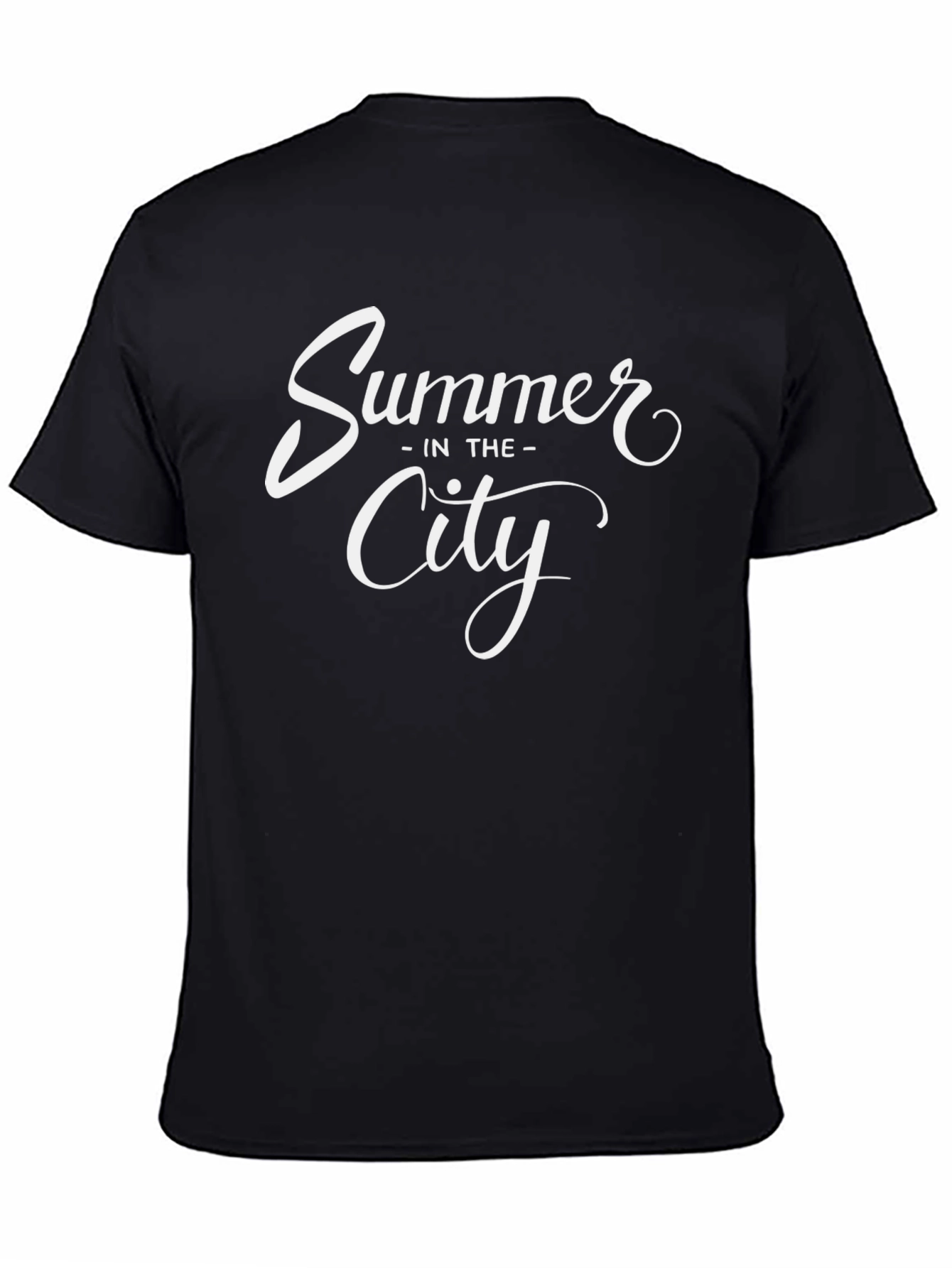 Summer in the City Black Graphic Tee