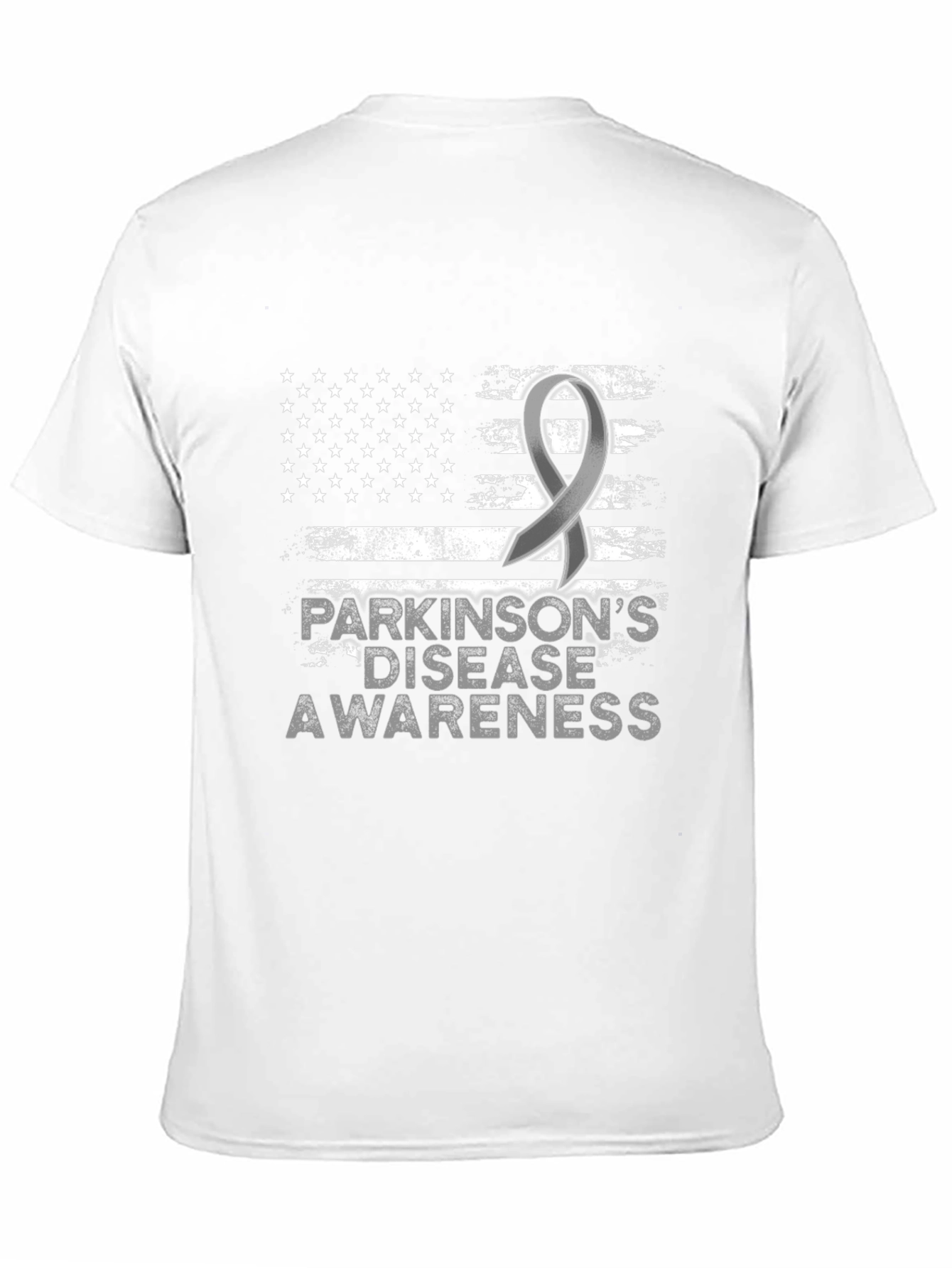 Parkinsons Awareness USA Flag T-Shirt