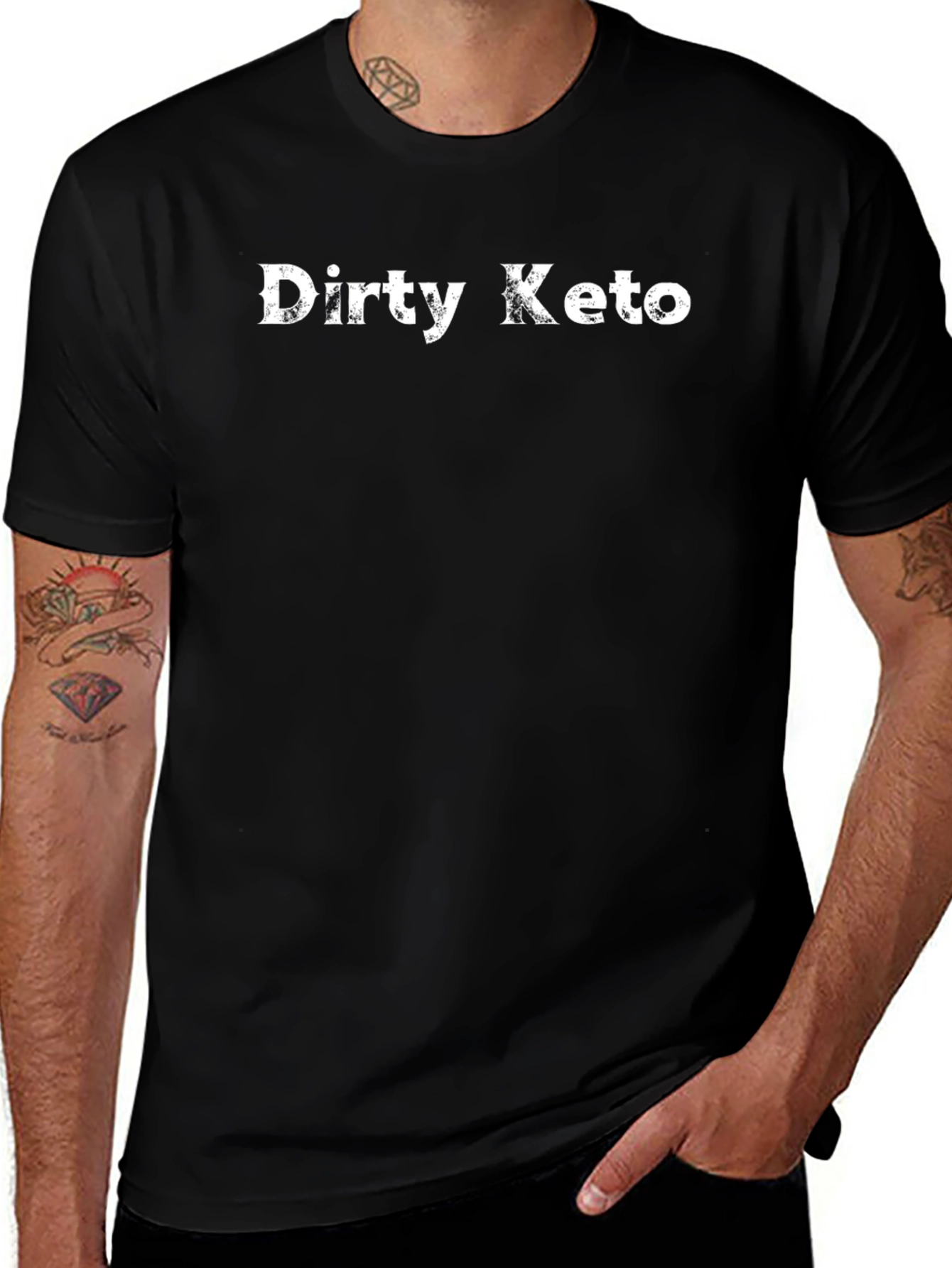 Dirty Keto Graphic Tee - Black