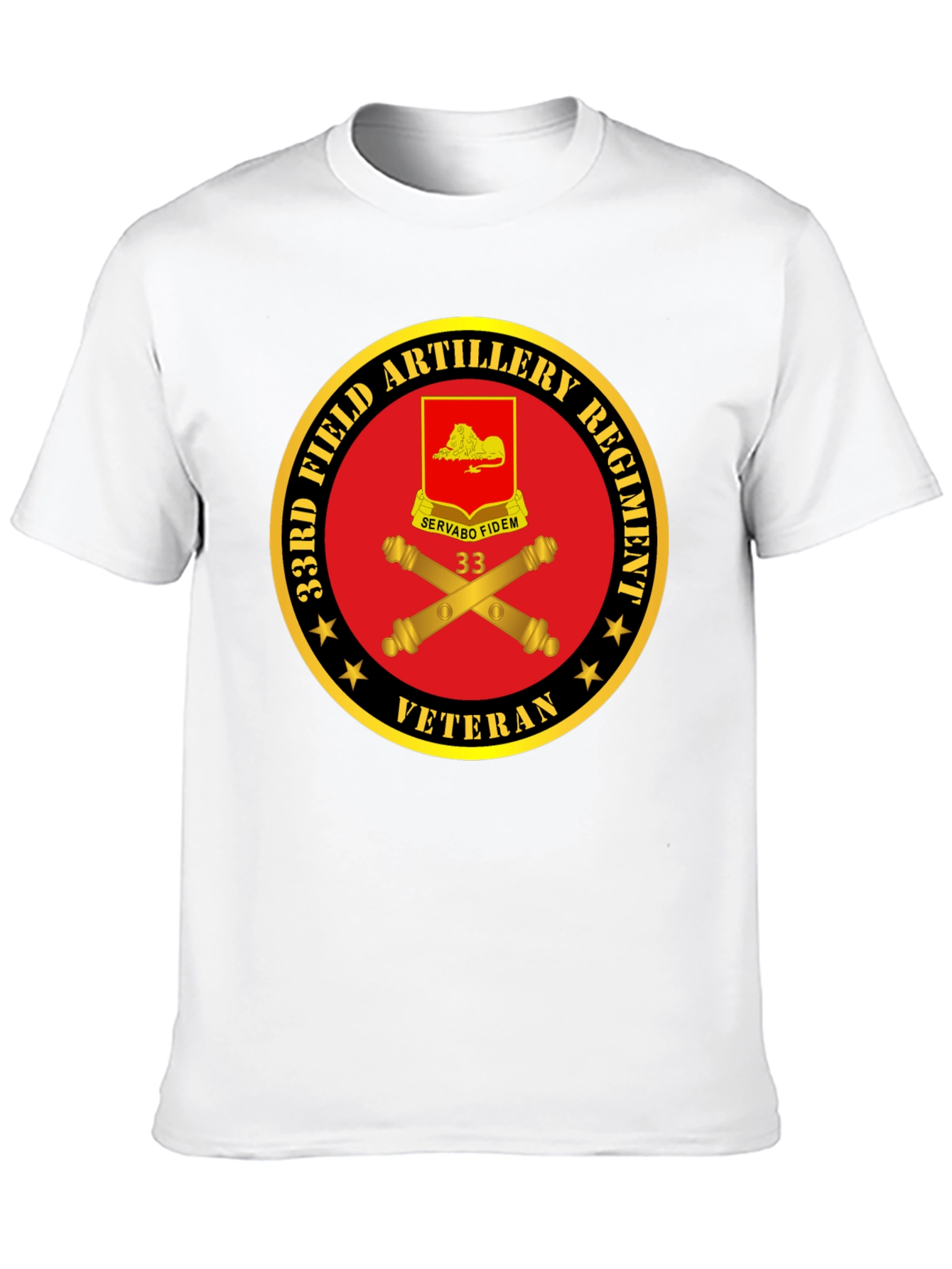 33rd Field Artillery Regiment Veteran T-Shirt