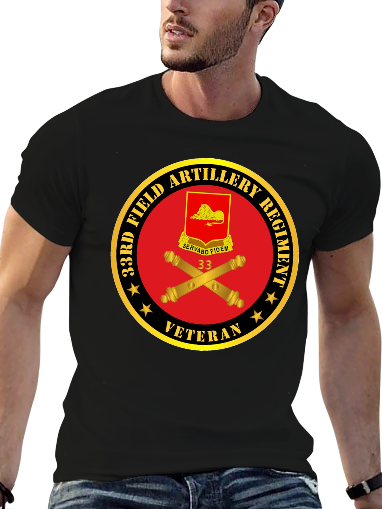 33rd Field Artillery Regiment Veteran T-Shirt