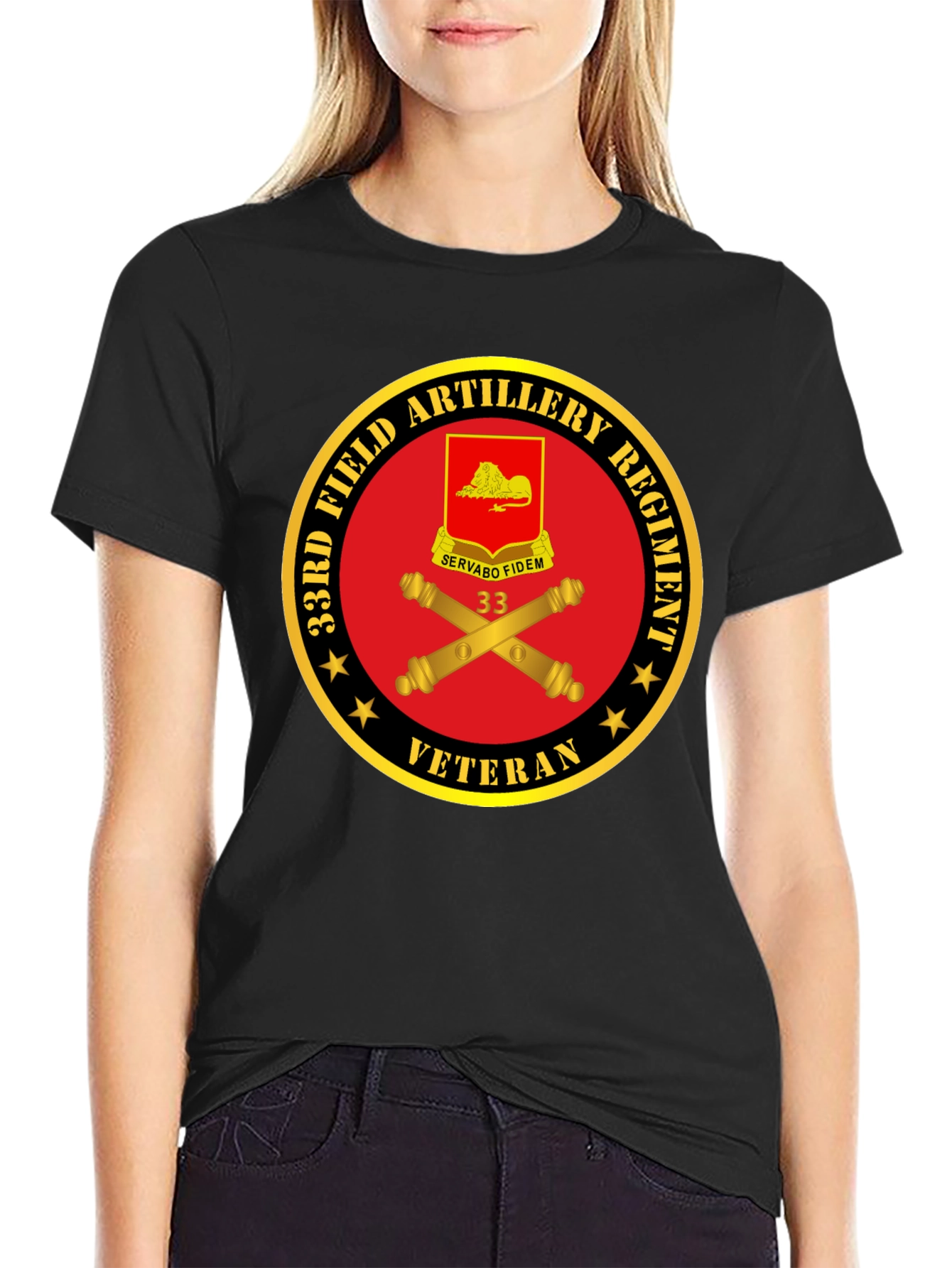 33rd Field Artillery Regiment Veteran T-Shirt